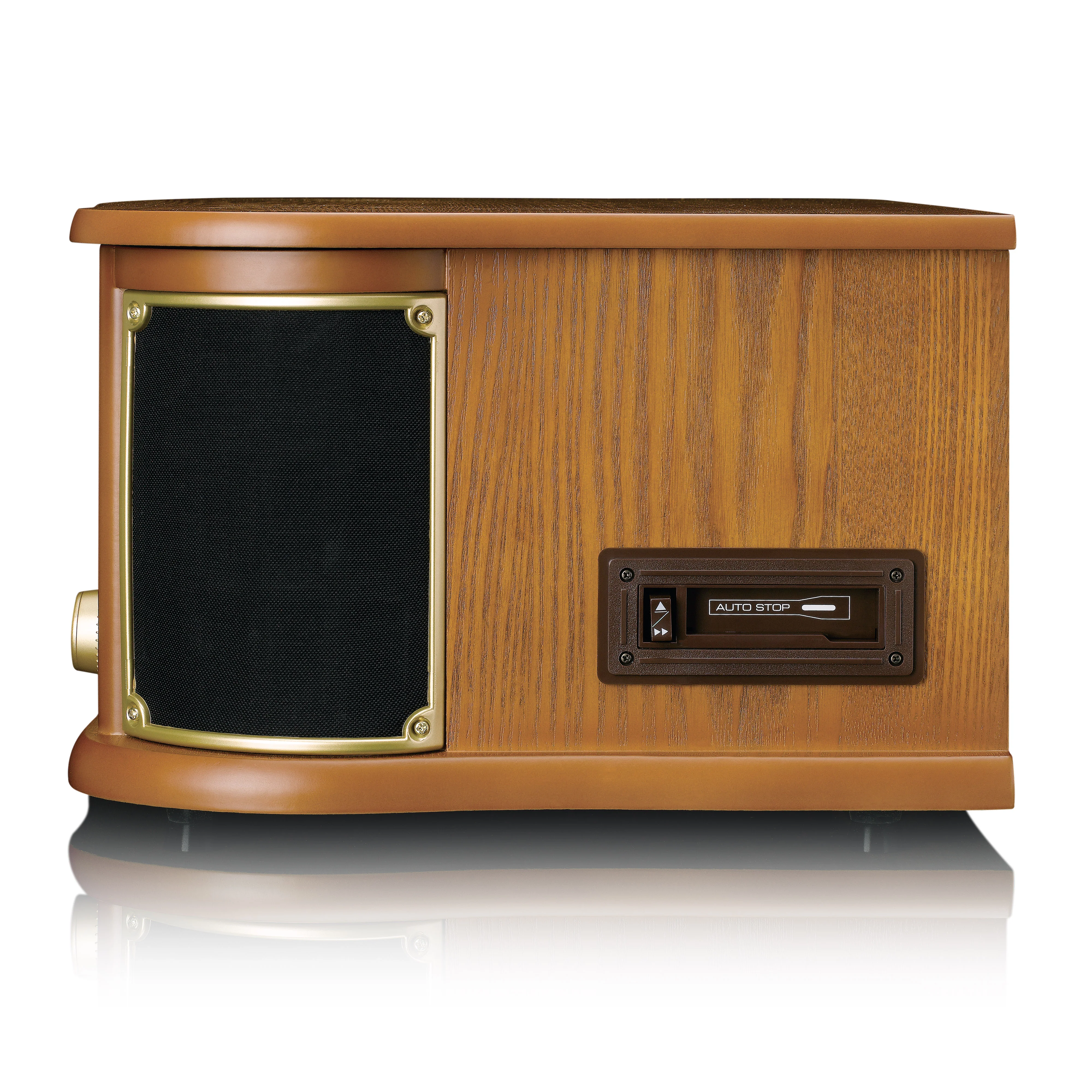 Classic Phono TCD-2571WD - Platine vinyle rétro en bois avec Bluetooth®, radio DAB+/FM, encodage USB, lecteur CD, lecteur de cassette et haut-parleurs intégrés - Bois - Image 7