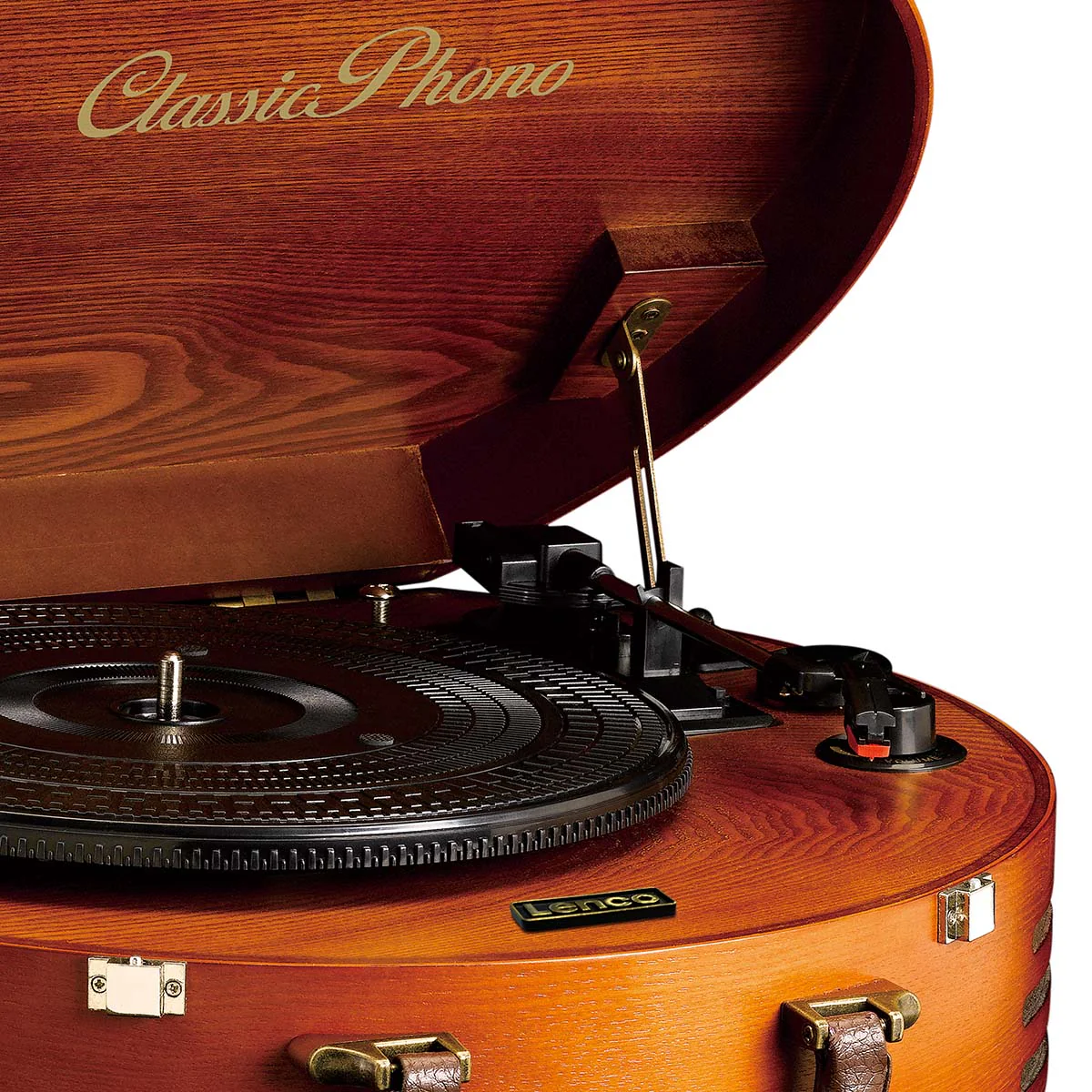 Classic Phono TT-34 Platine rétro - encodag PC - Haut-parleurs intégrés - Marron - Image 6