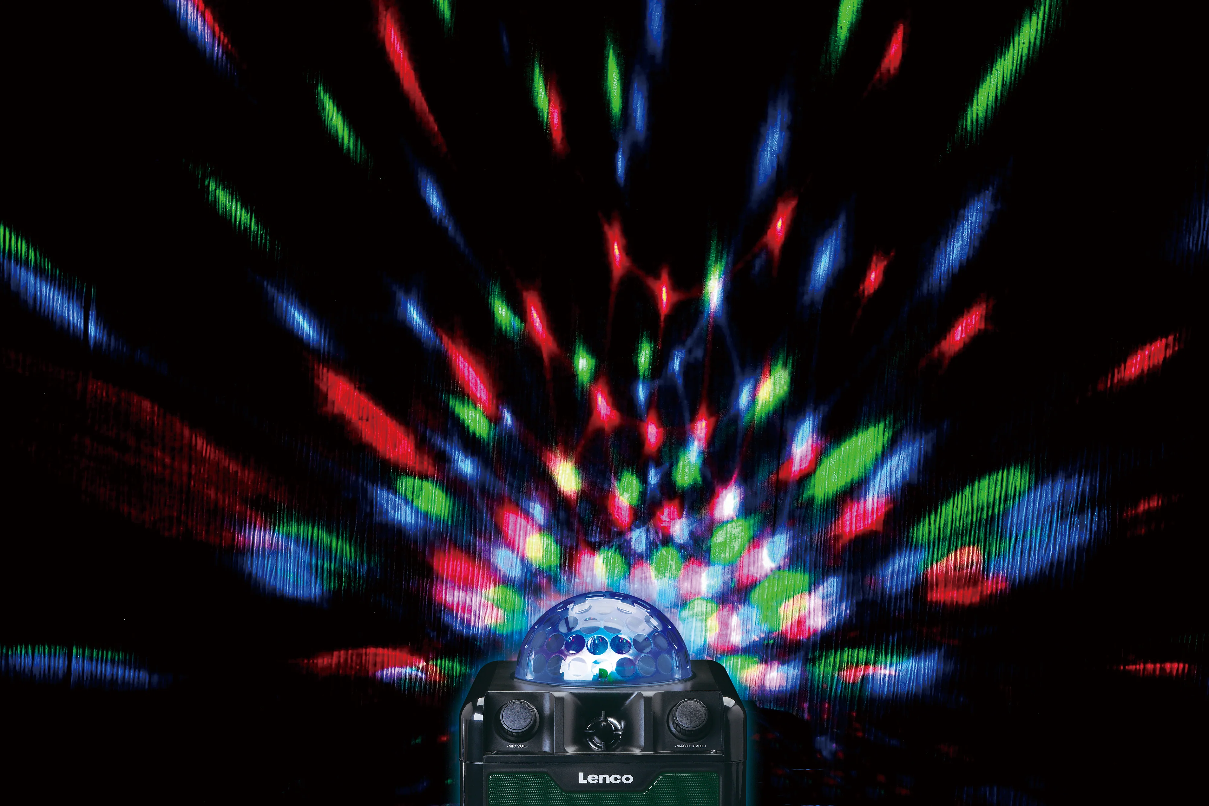 Lenco BTC-050BK - Set karaoké Bluetooth® avec boule disco - Image 13