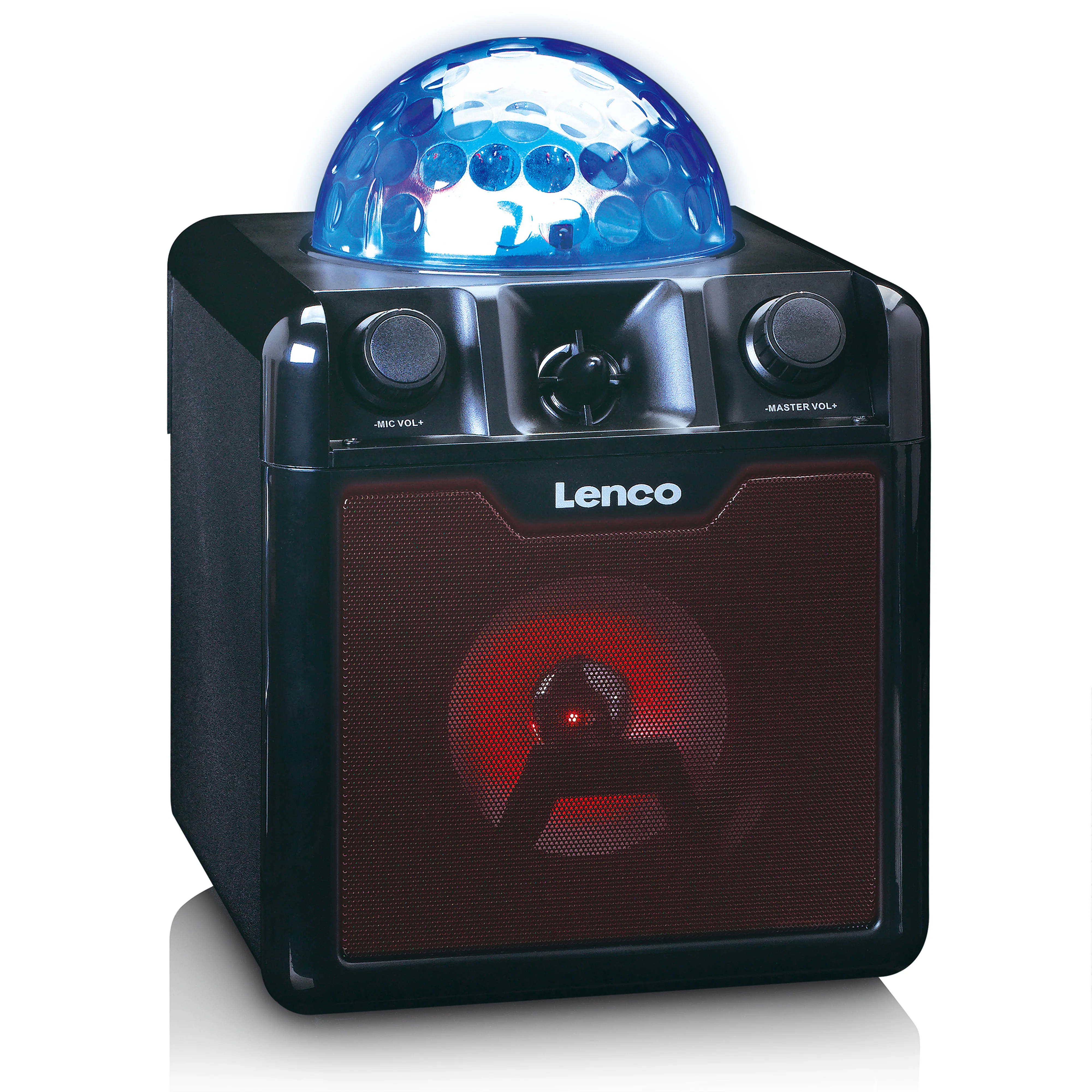 Lenco BTC-050BK - Set karaoké Bluetooth® avec boule disco - Image 3