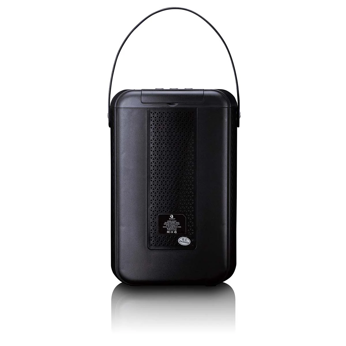 LENCO BTC-060BK - Ensemble de karaoké avec Bluetooth®, batterie rechargeable, microphone karaoké sans fil et éclairage LED disco - Image 5