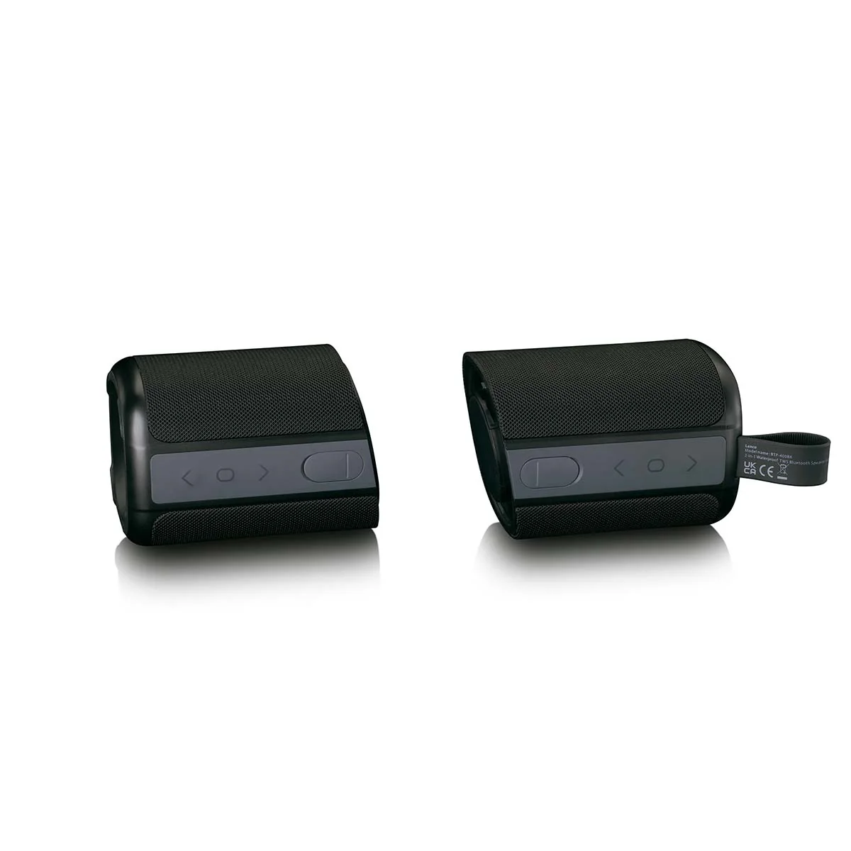 Lenco BTP-400BK - Enceinte Bluetooth® 2 en 1 - étanche (IPX7), noire - Image 9