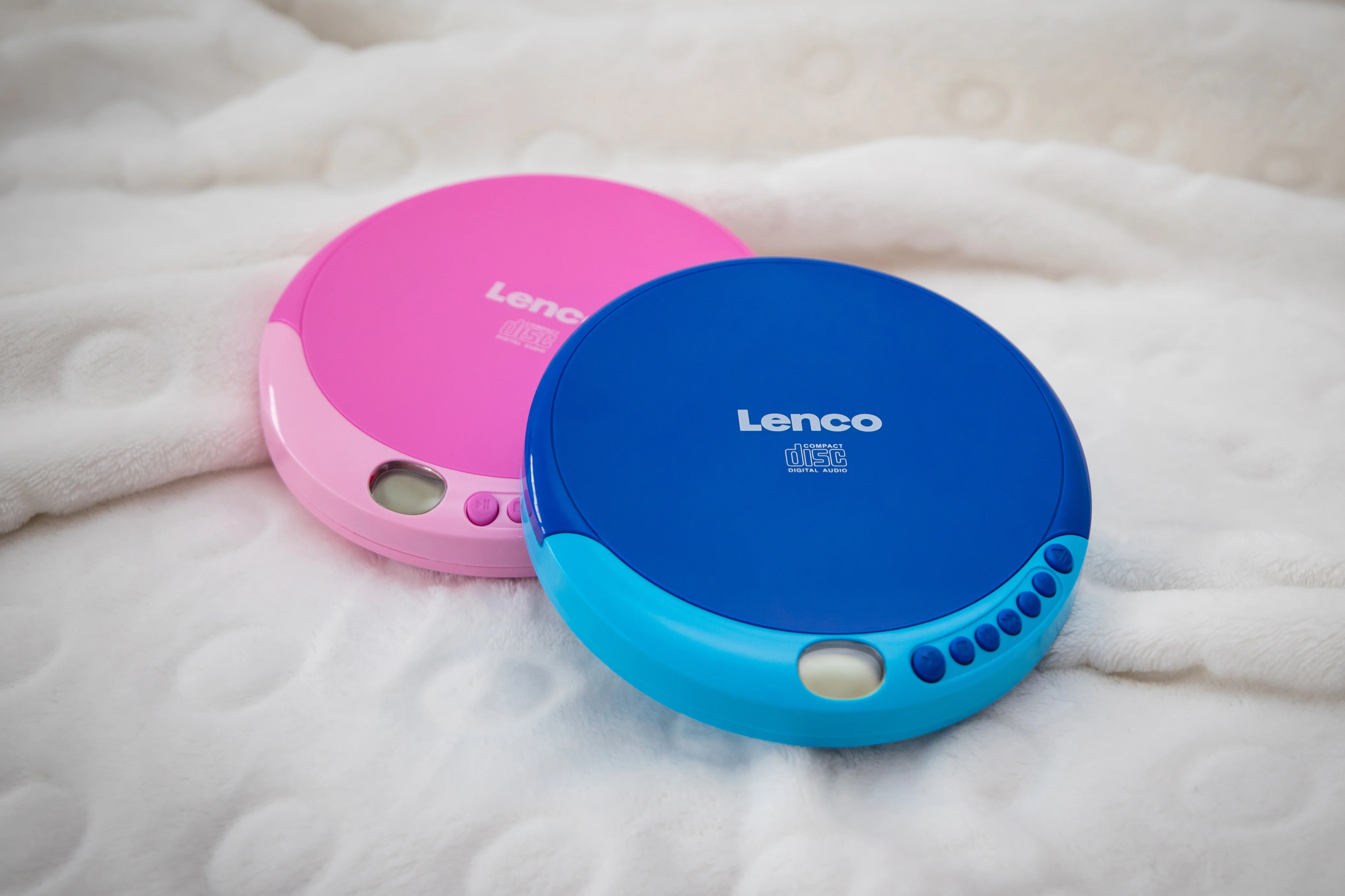 Lenco CD-011 - Lecteur CD portable avec fonction de rechargement - Bleu - Image 19