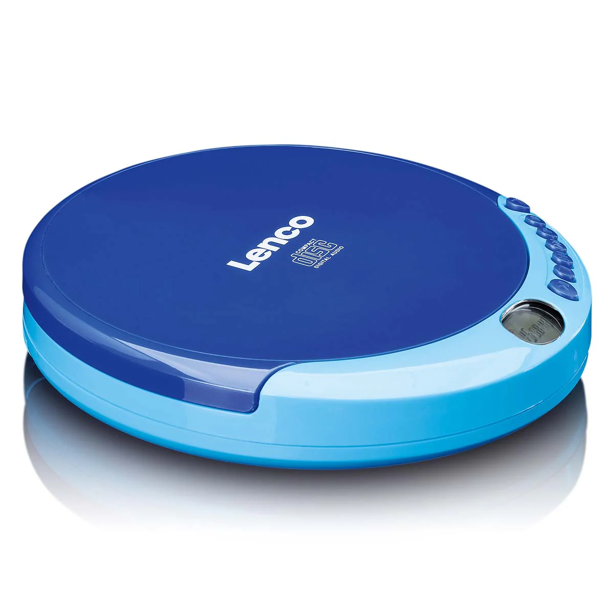 Lenco CD-011 - Lecteur CD portable avec fonction de rechargement - Bleu - Image 3