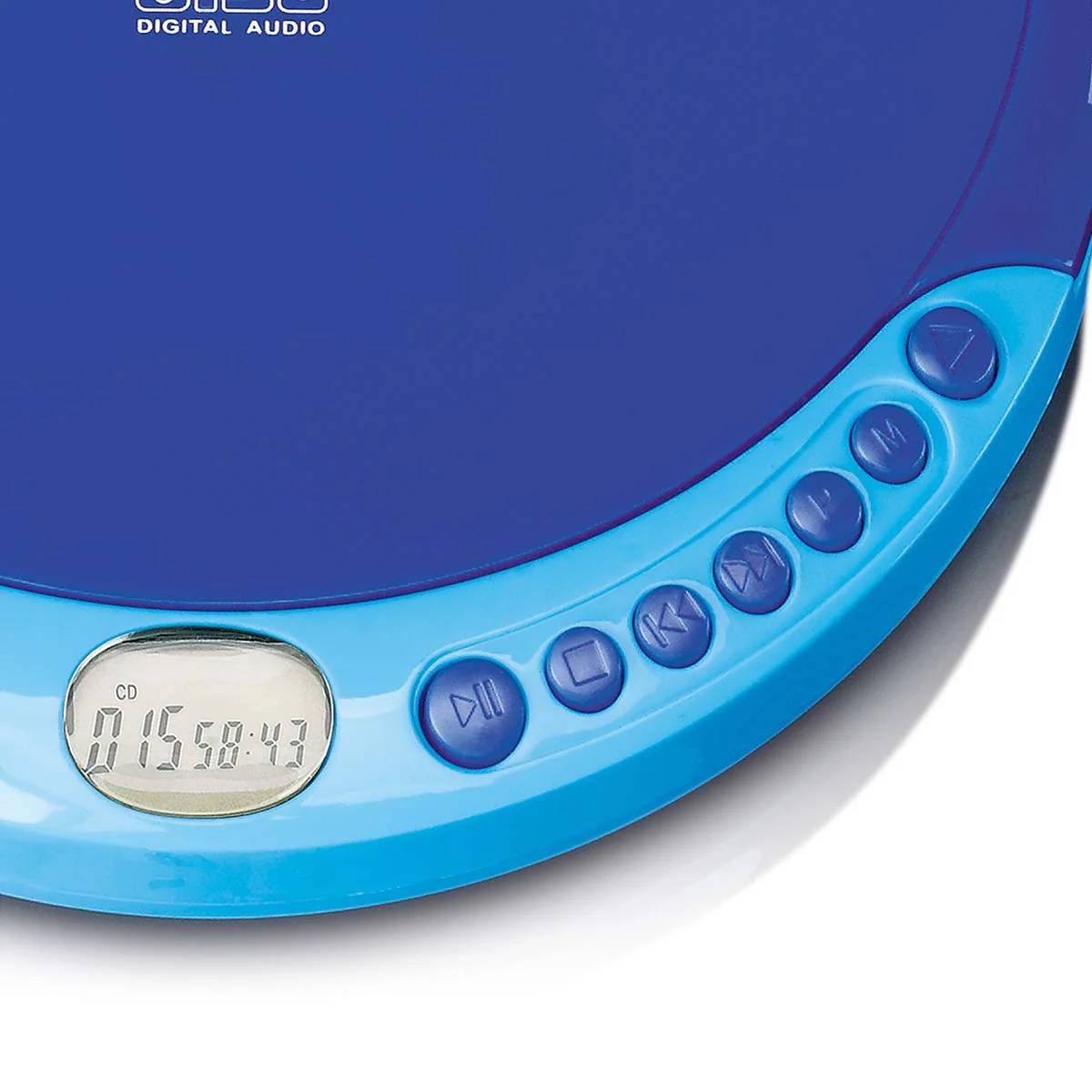 Lenco CD-011 - Lecteur CD portable avec fonction de rechargement - Bleu - Image 4