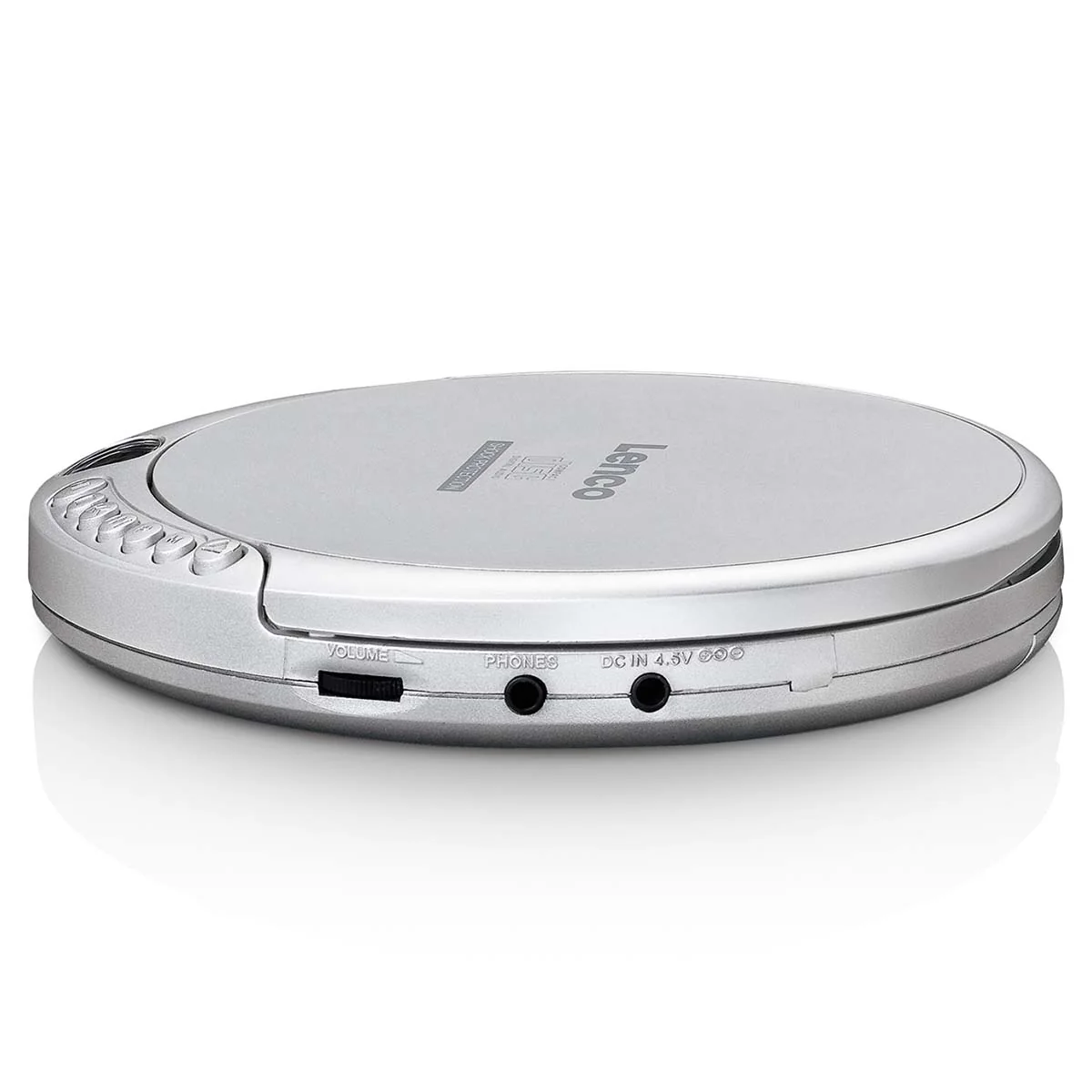 Lenco CD-201SI - Lecteur CD portable avec protection contre les chocs - Argent - Image 8