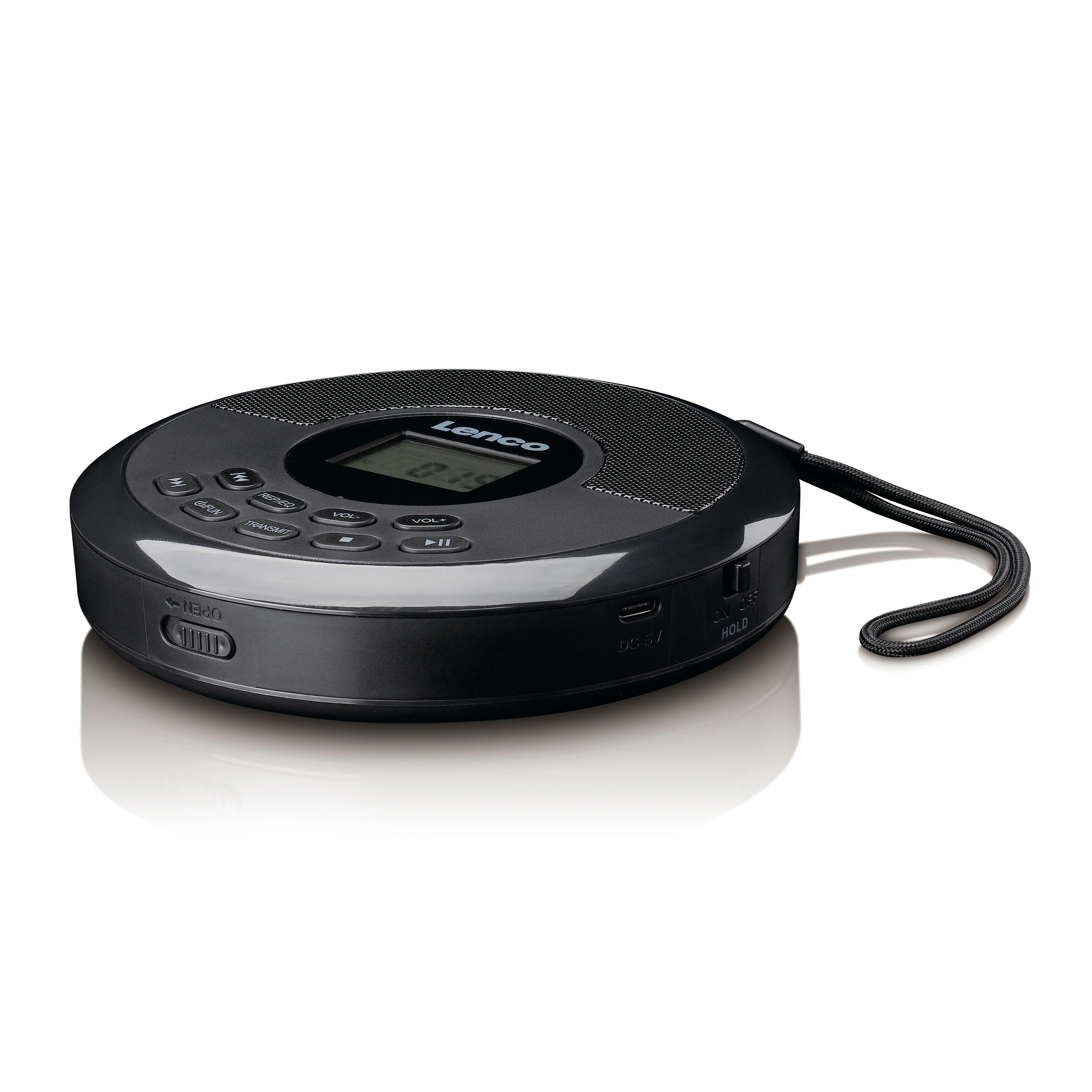 Lenco CD-340BK - Lecteur CD/MP3 portable avec Bluetooth et haut-parleurs intégrés - Noir - Image 6