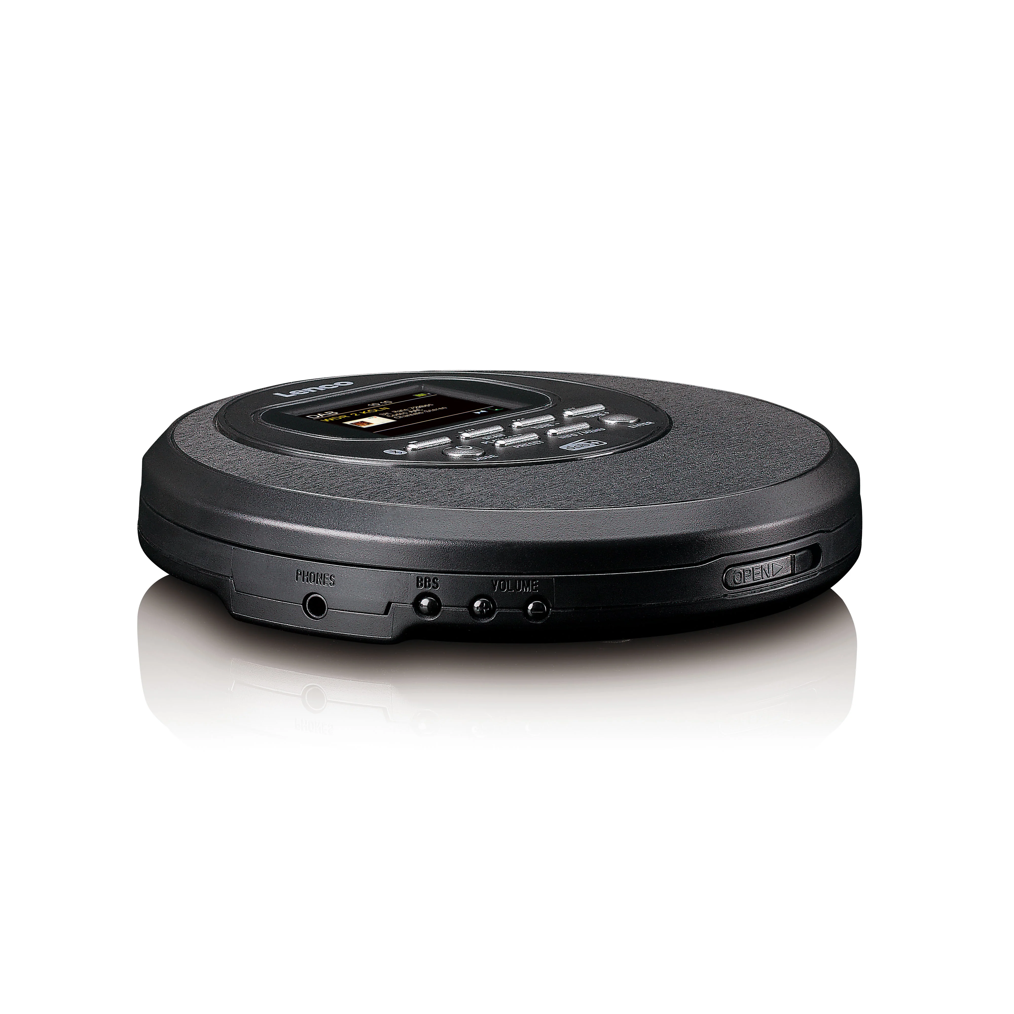 Lenco CD-500BK - Lecteur CD portable avec radio DAB+/FM et Bluetooth® - Noir - Image 4