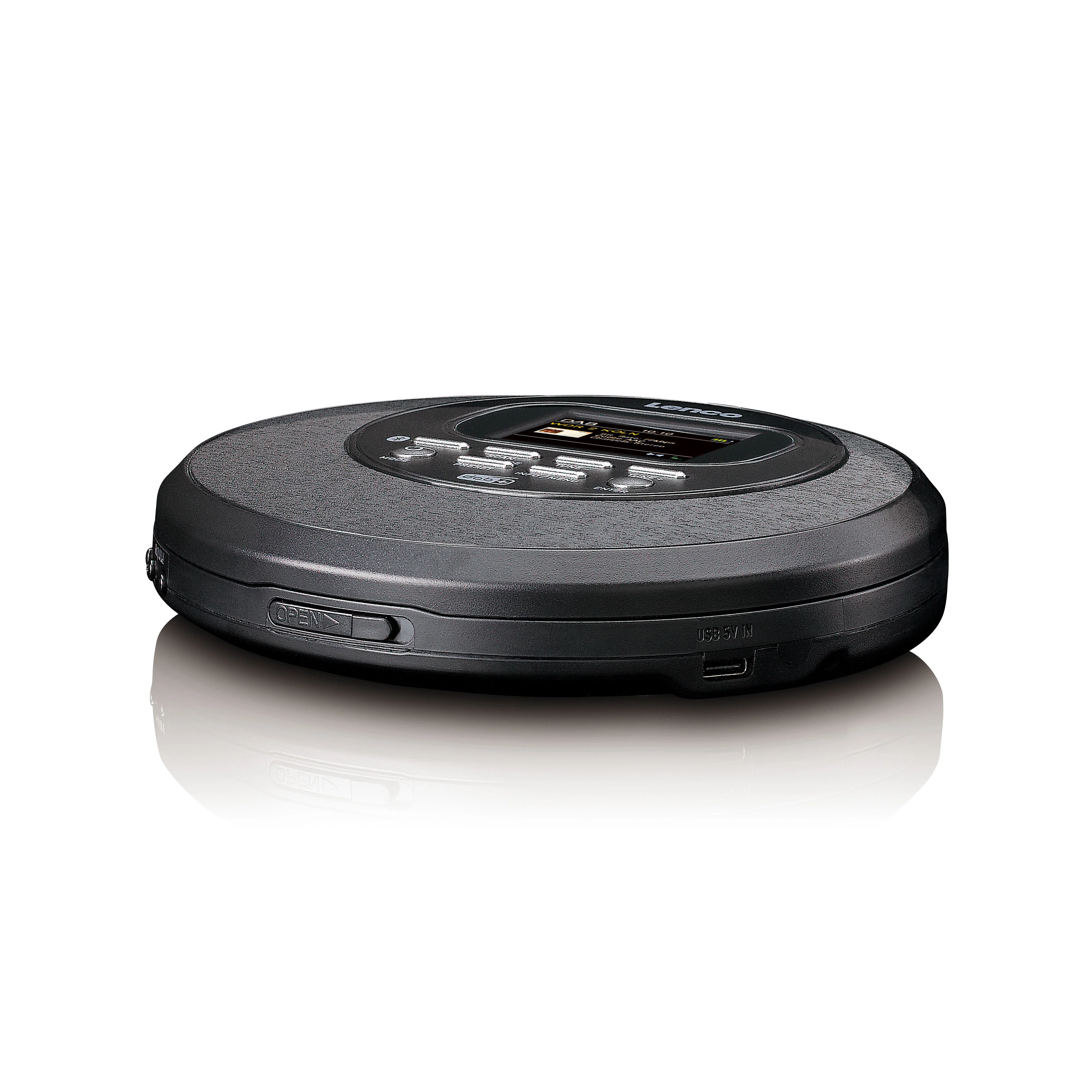 Lenco CD-500BK - Lecteur CD portable avec radio DAB+/FM et Bluetooth® - Noir - Image 5
