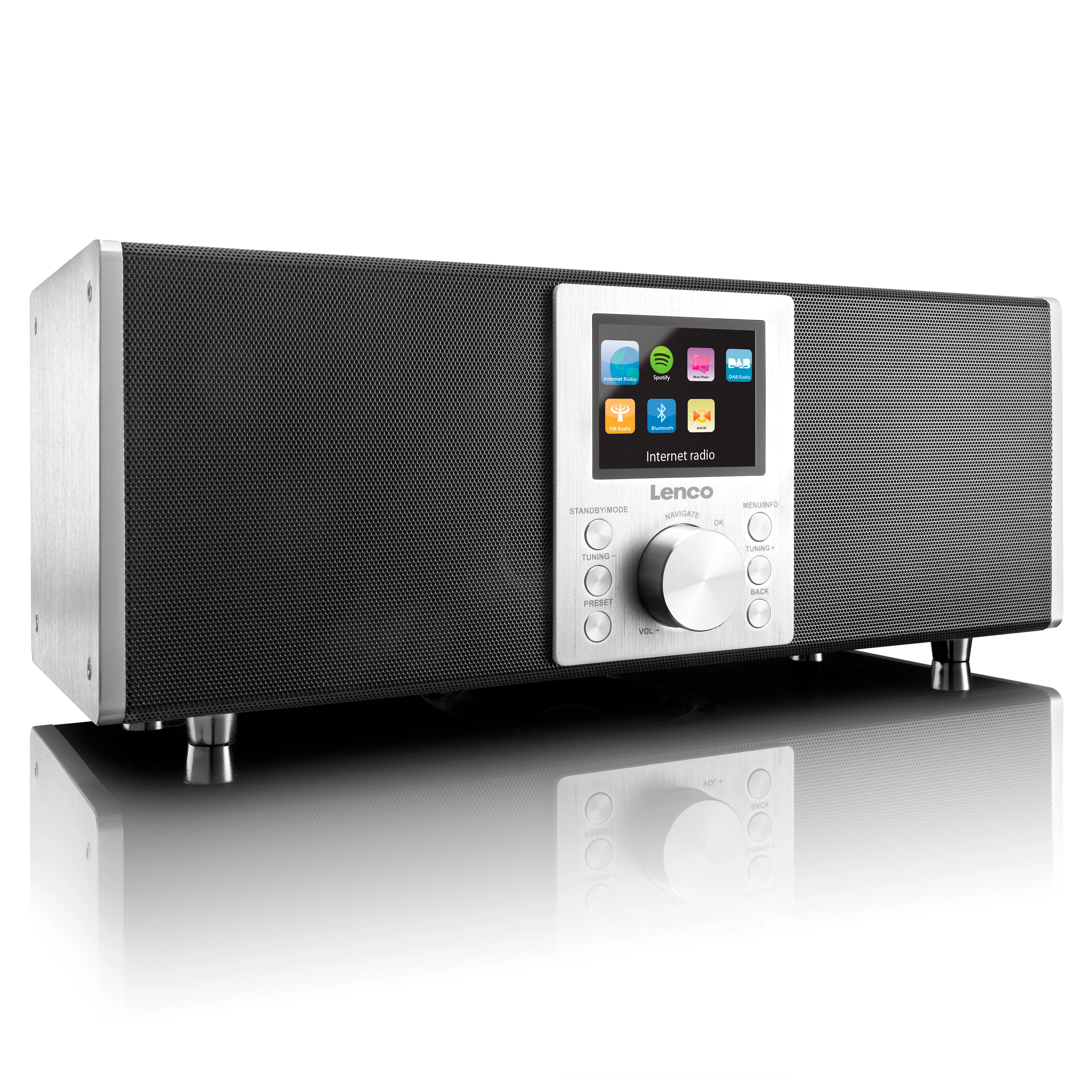 Lenco Concerto DIR-2000 Black - Radio Internet 2.1 pouces avec FM, DAB+, Bluetooth® - Image 5