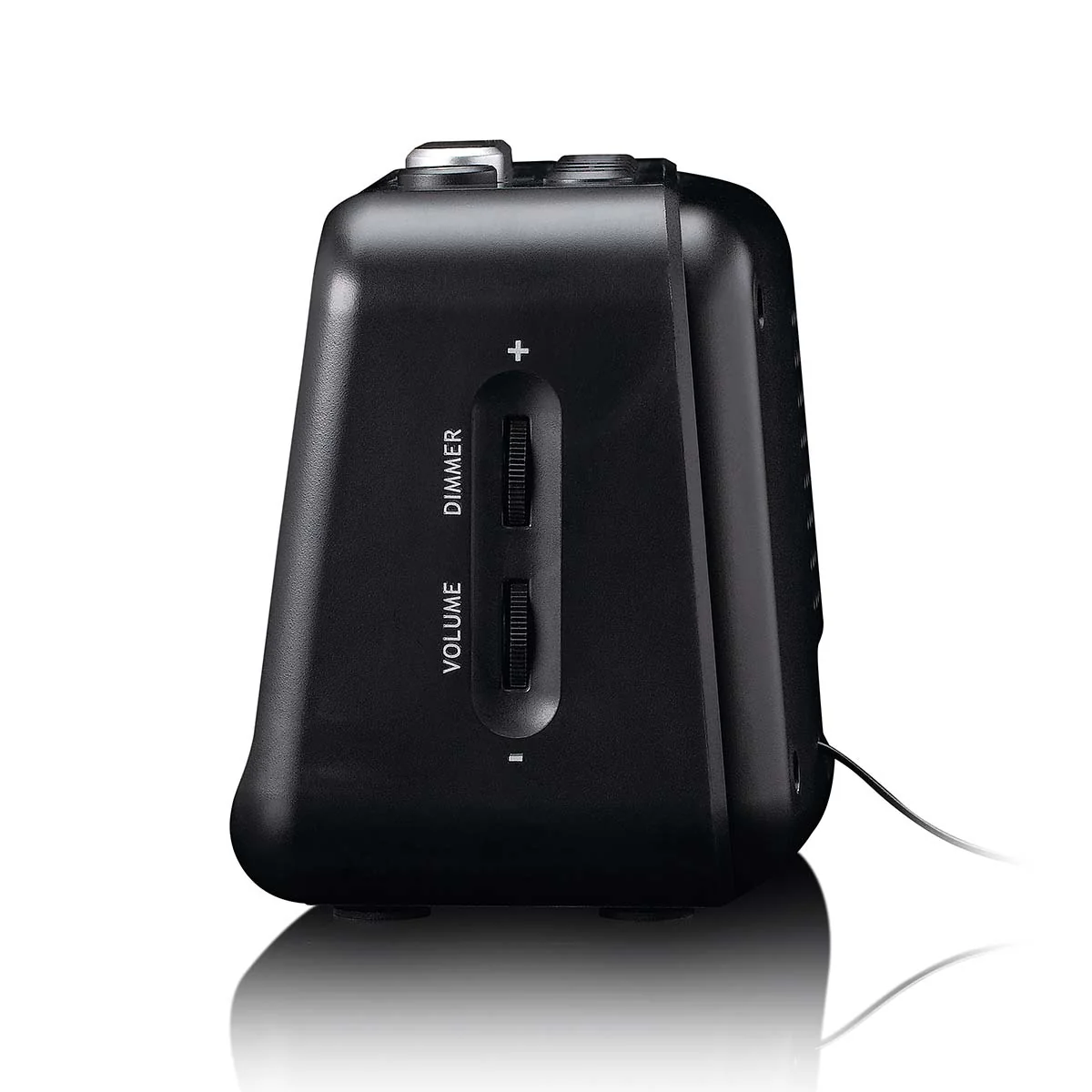 Lenco CR-28BK - Radio-réveil avec variateur manuel, veilleuse et écran LED lumineux - Noir - Image 7