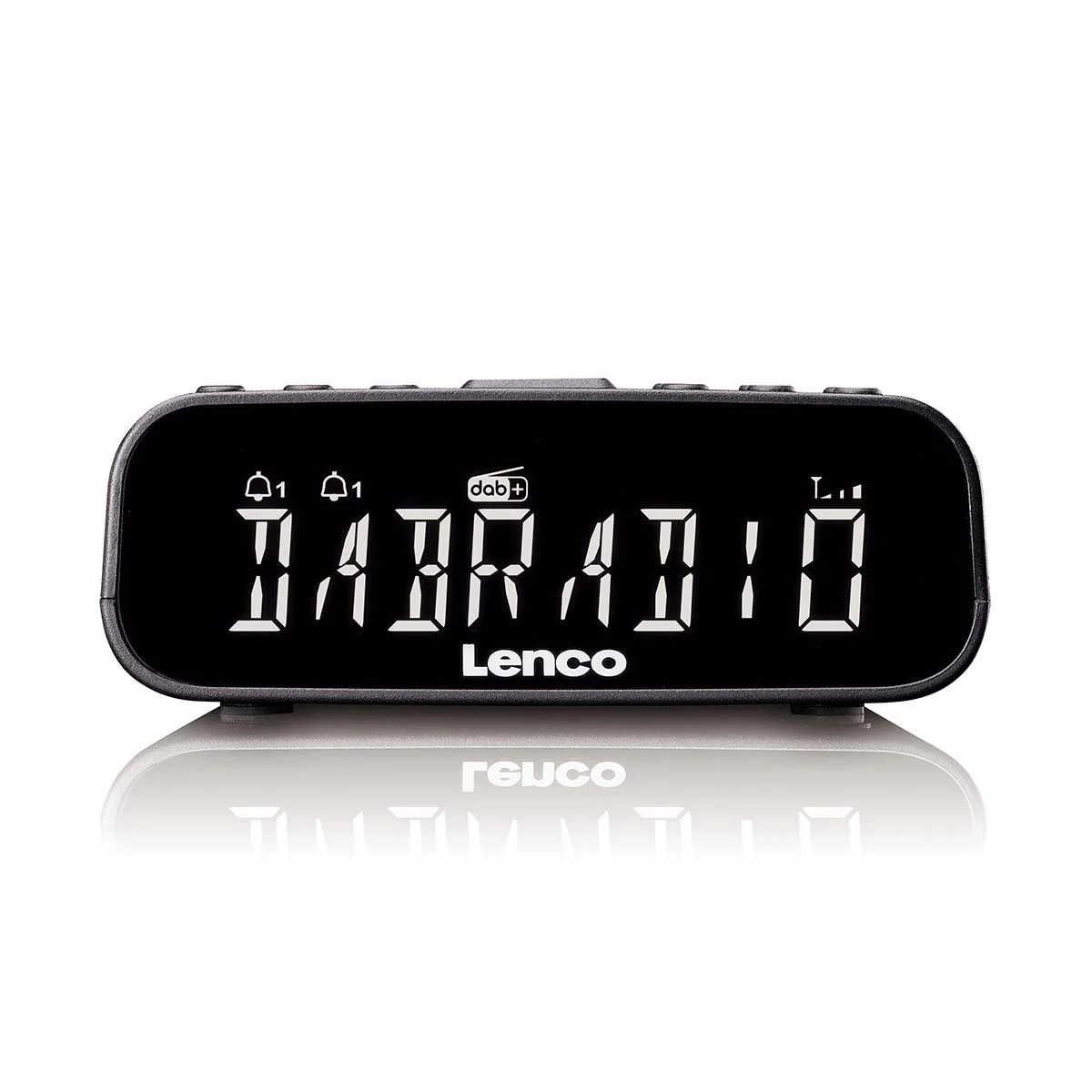 LENCO CR-606BK - Radio-réveil avec DAB+/FM, Bluetooth® et grand écran LCD réglable - Noir - Image 3