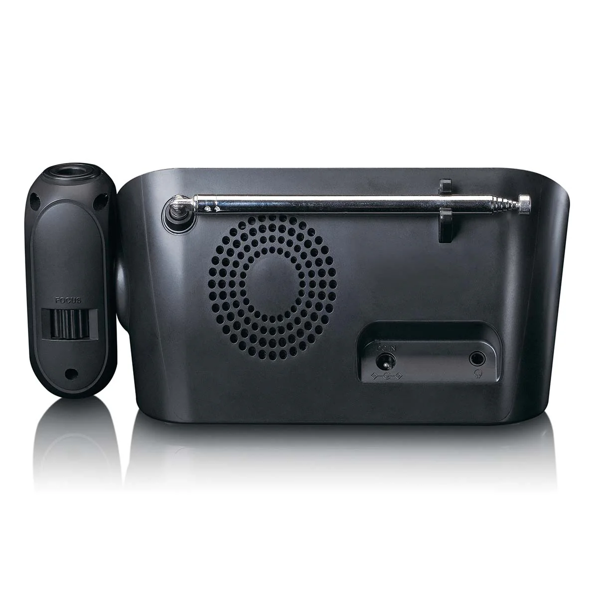 Lenco CR-615BK - Radio-réveil DAB+/FM avec projection de l'heure - Noir - Image 4