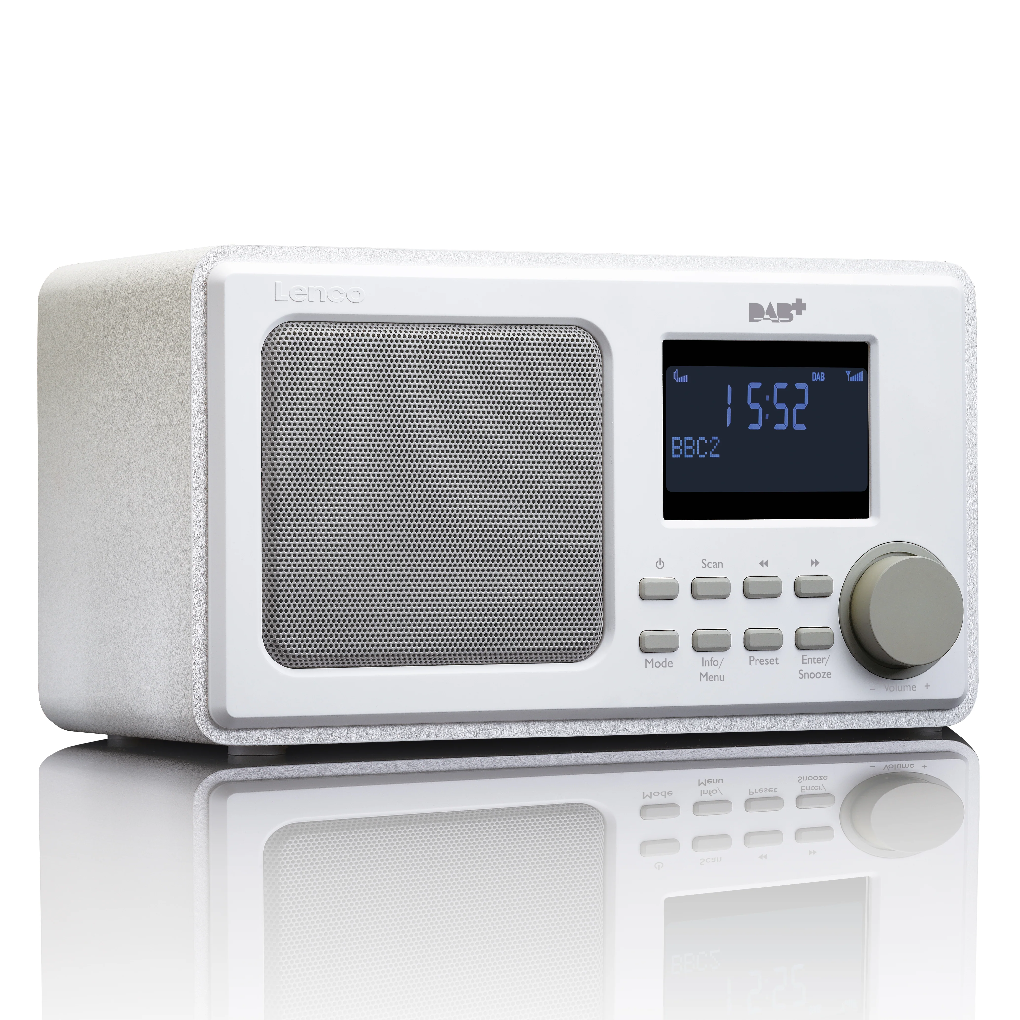 Lenco DAR-010WH - Radio de table - FM - DAB+ - Image 2