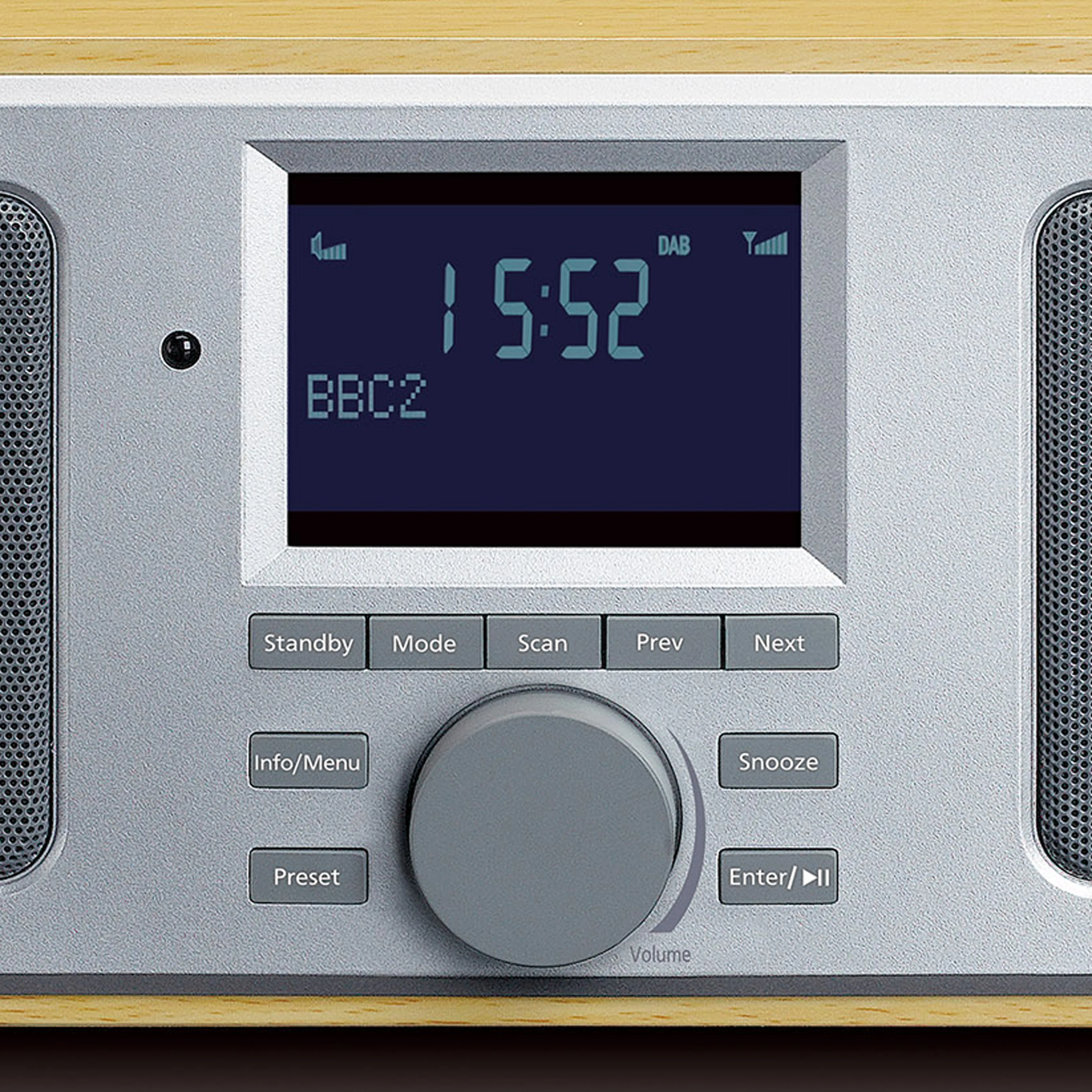 Lenco DAR-015WD - Radio de table - Bluetooth® - DAB+ - Bois - Image 4