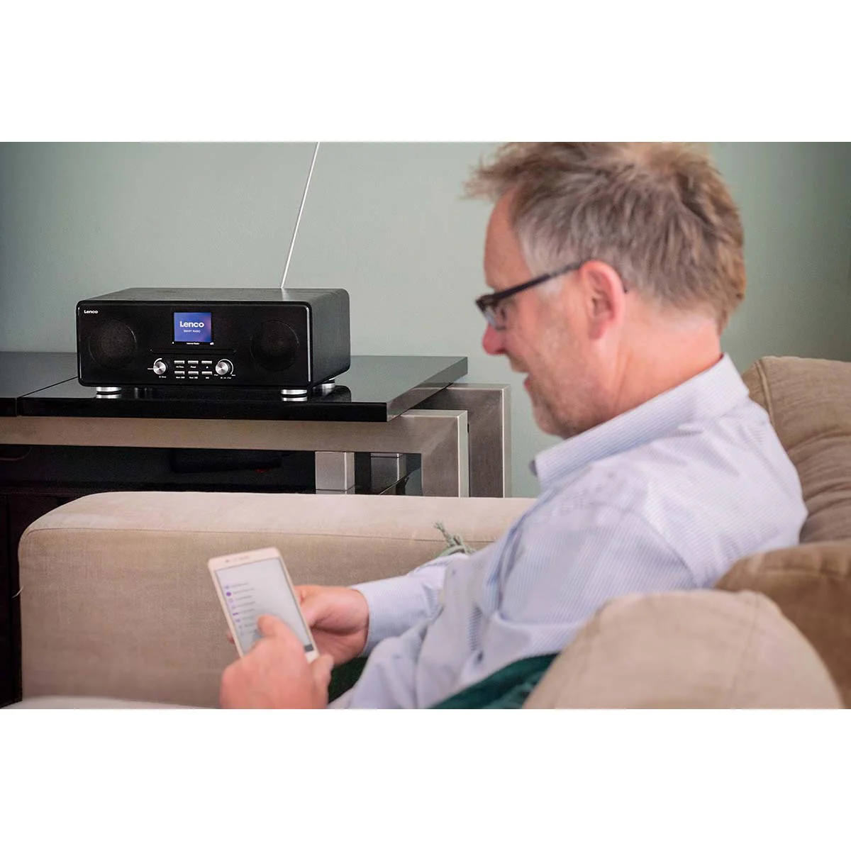 Lenco DAR-061BK - Radio DAB+/FM avec lecteur CD et Bluetooth® - Noir - Image 9