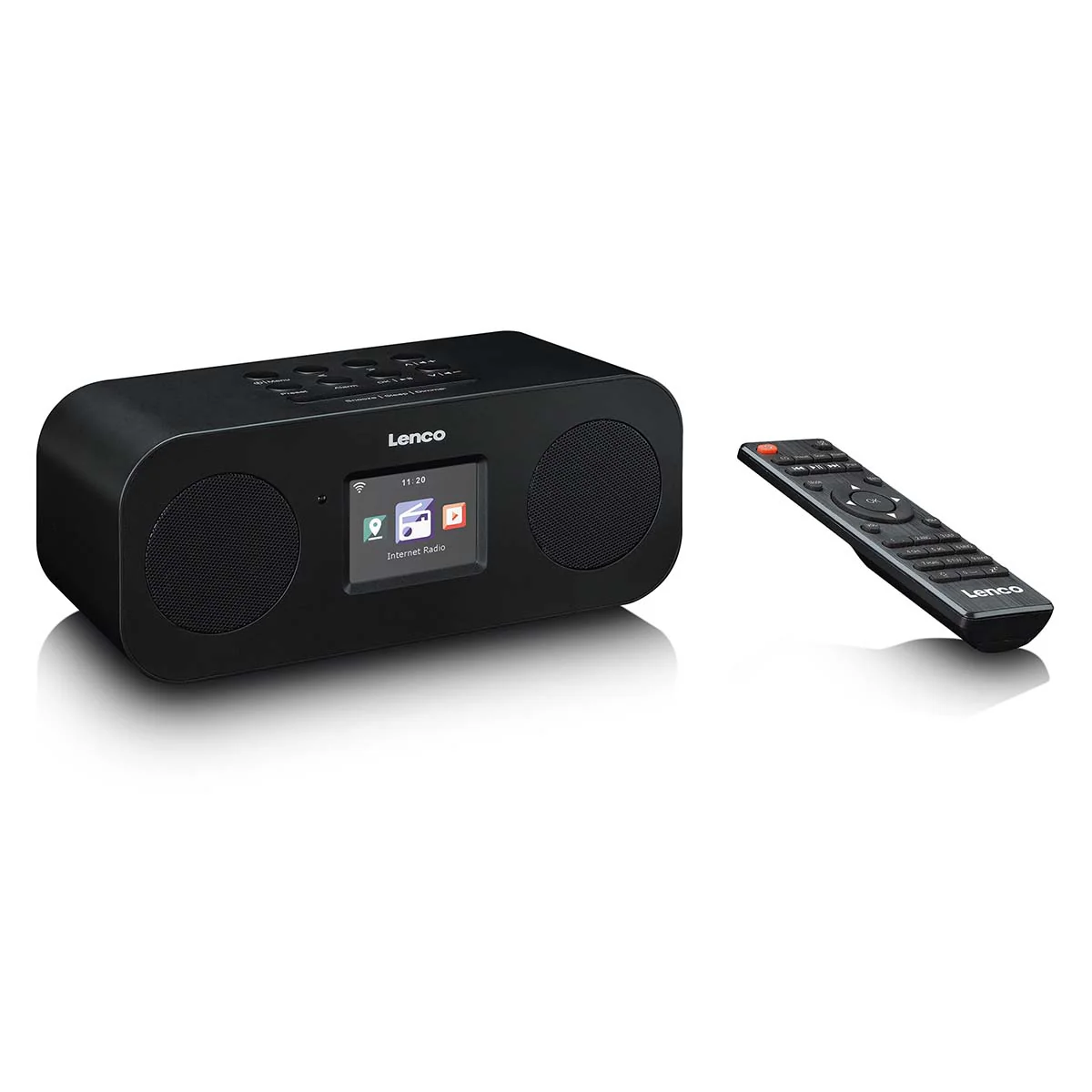 Lenco DIR-121BK - Radio Internet stéréo avec DAB+, FM et Bluetooth® - Noir - Image 4