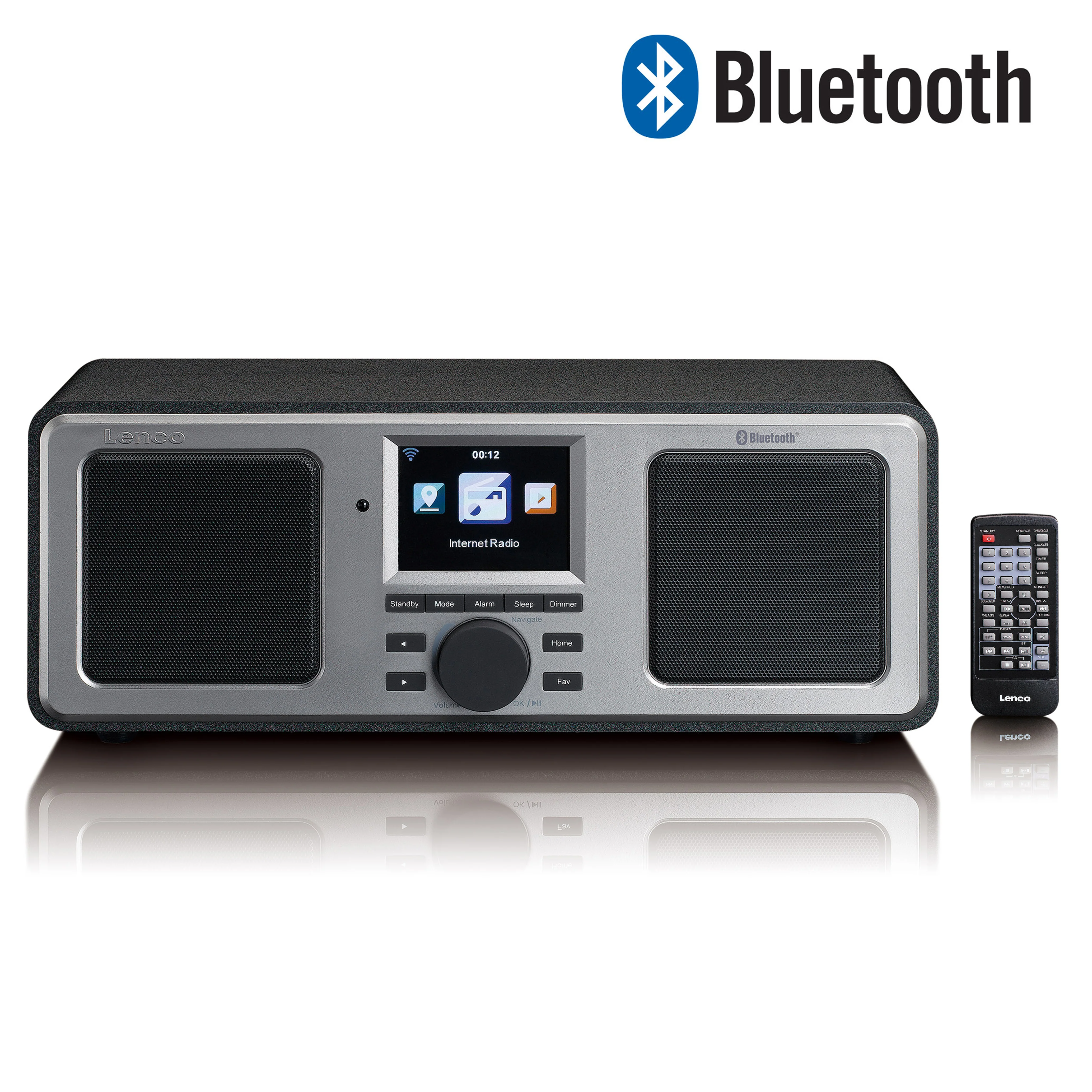 Lenco DIR-150BK Radio Internet - WIFI - FM - Bluetooth® - USB - Image 8