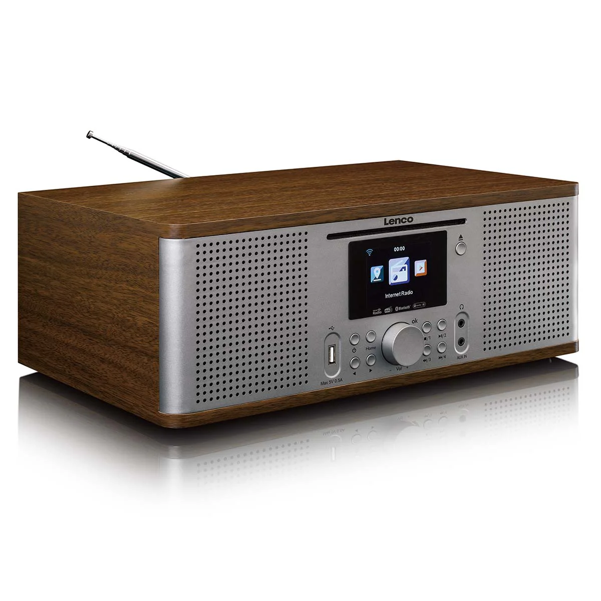 Lenco DIR-270WD - Radio avec internet, DAB, FM, CD et Bluetooth® - Image 4