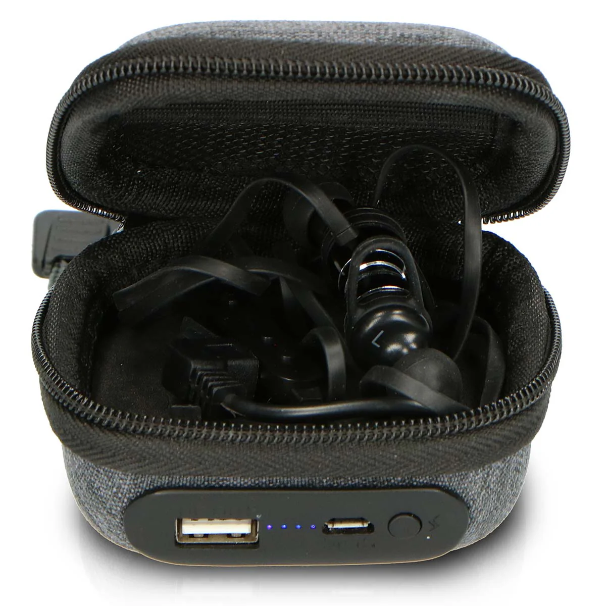 Lenco EPB-160BK - Ecouteurs Bluetooth® résistants à la transpiration avec étui de chargement - Noir - Image 3