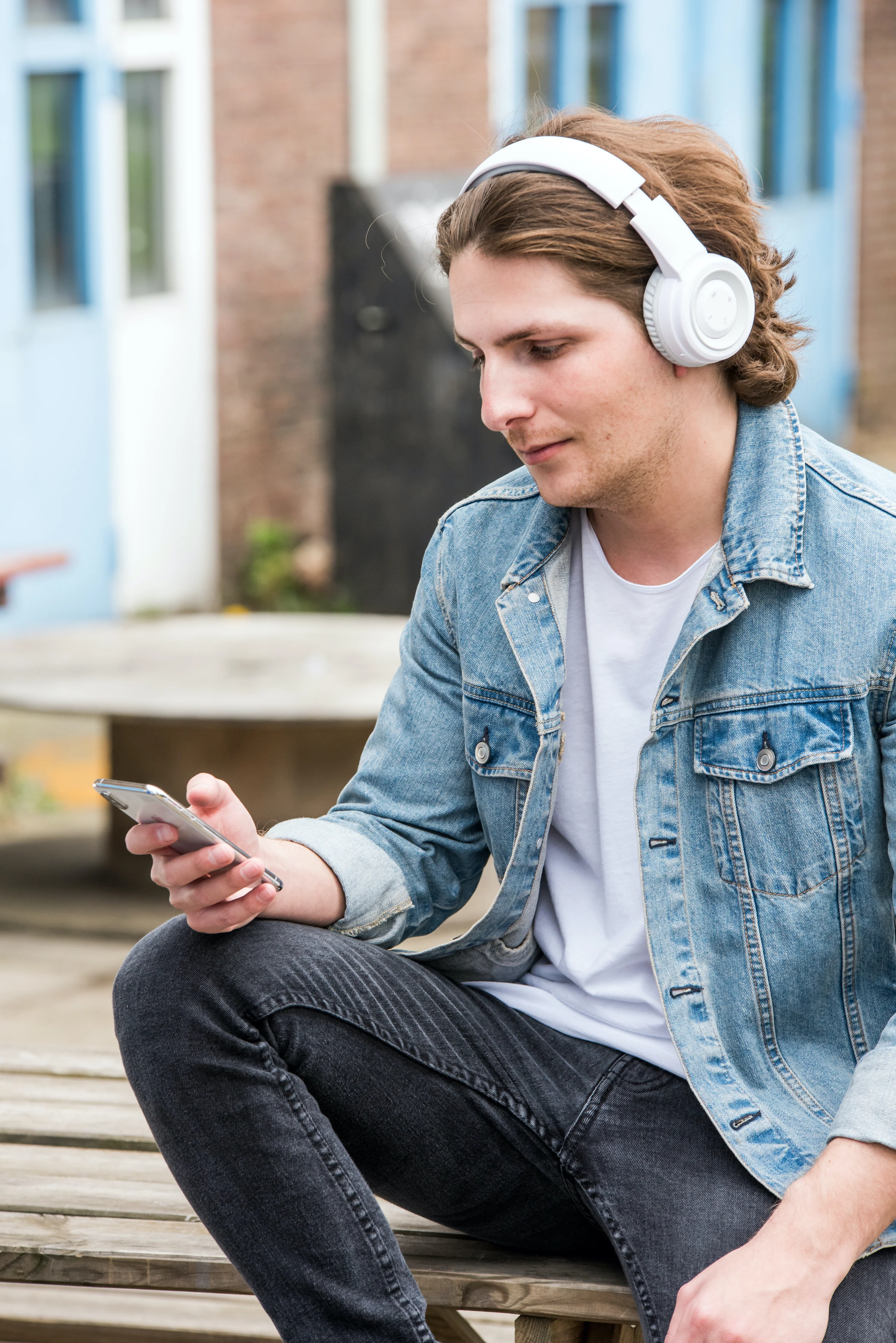 Lenco HPB-330WH - Casque Bluetooth® - Blanc - Image 10