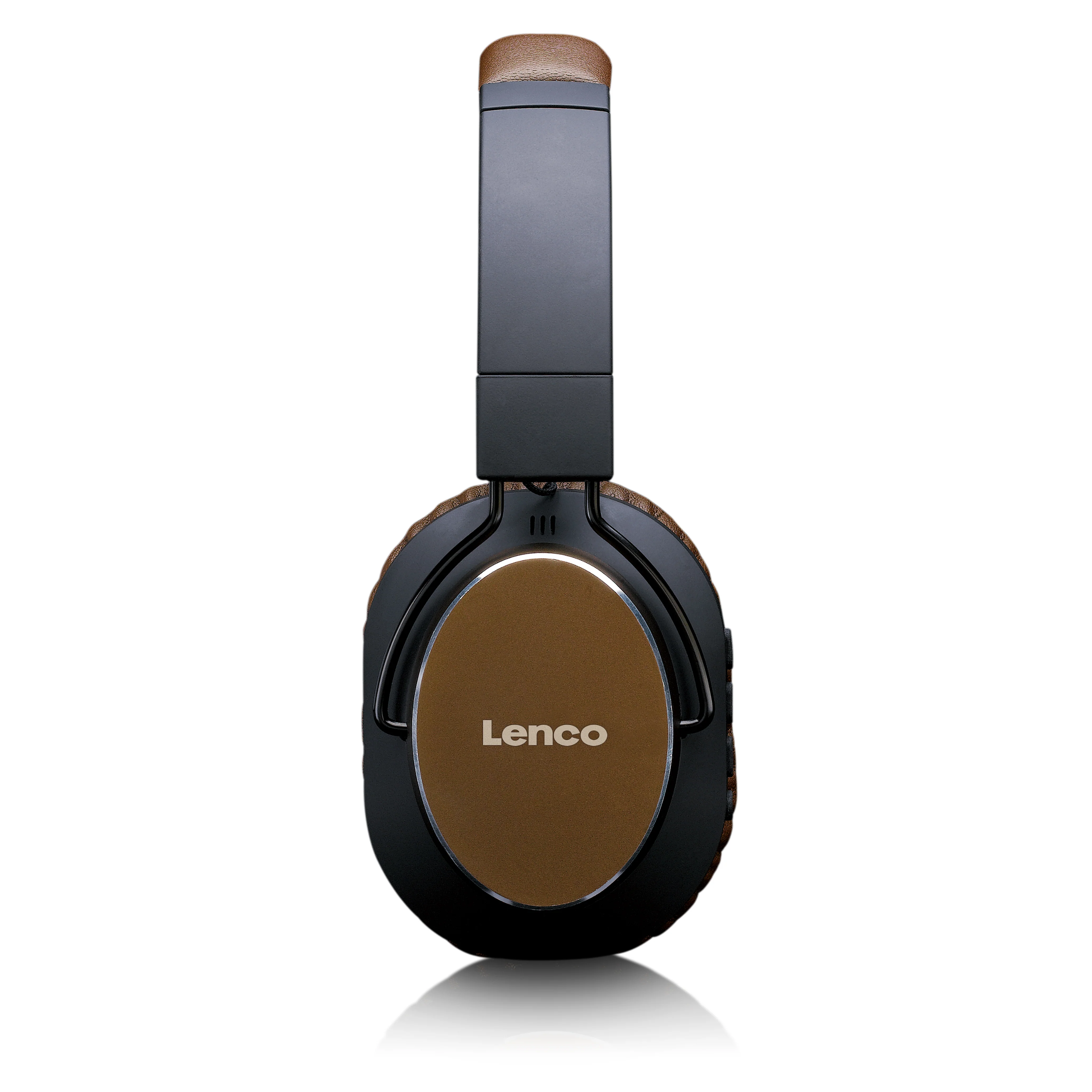 Lenco HPB-730BN - Casque Bluetooth® avec réduction active du bruit - Marron - Image 7