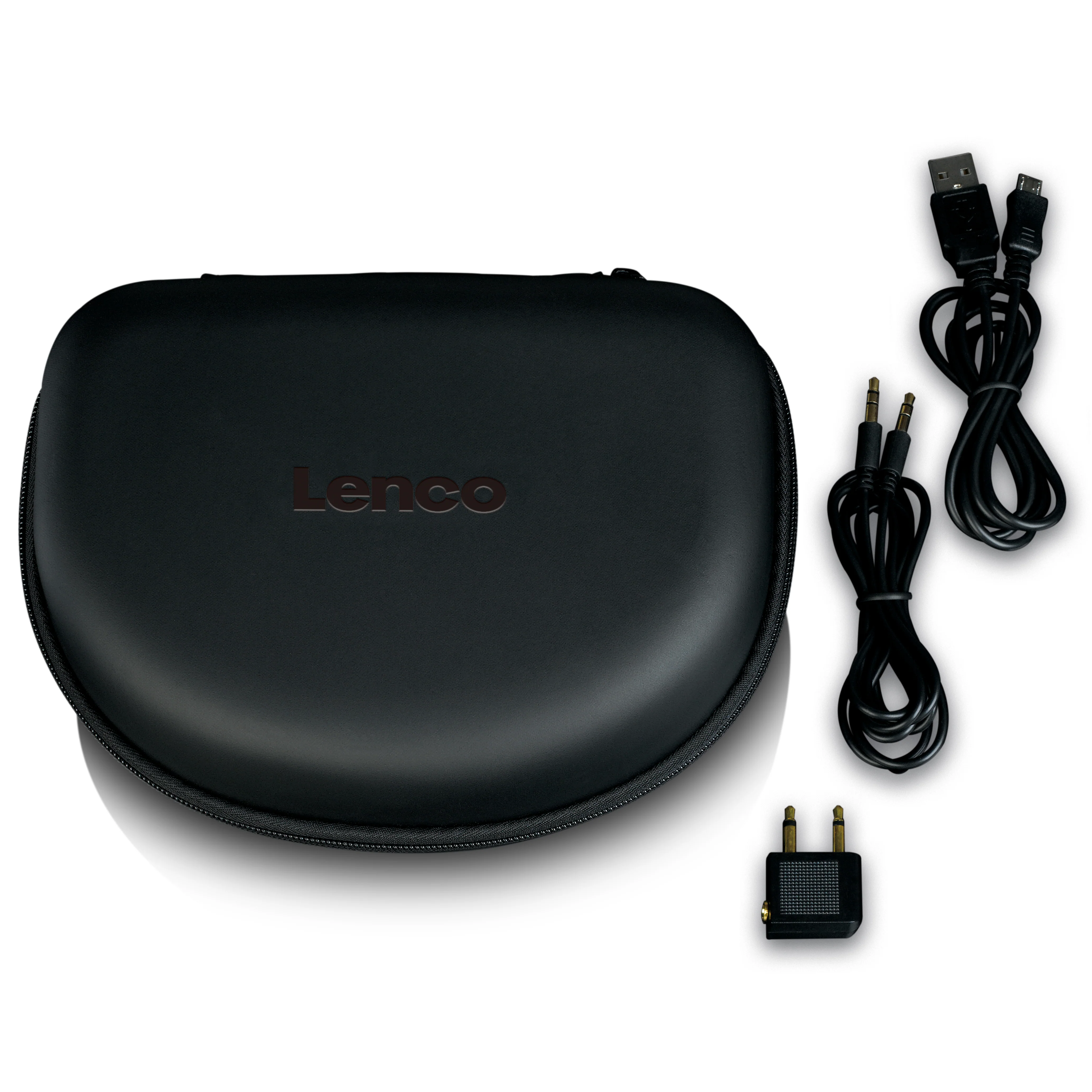 Lenco HPB-730BN - Casque Bluetooth® avec réduction active du bruit - Marron - Image 8