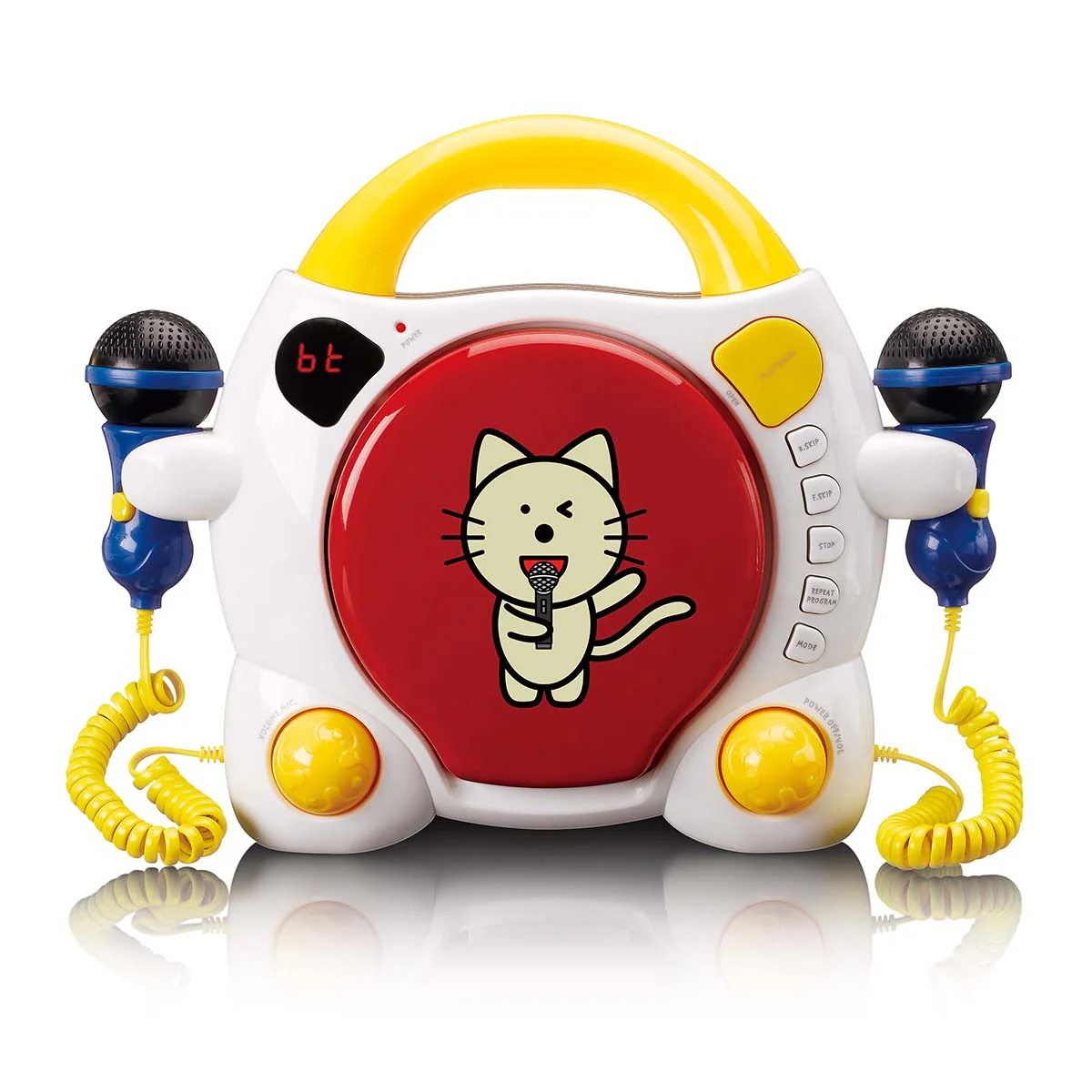 Lenco KCD-011KIDS - Lecteur CD karaoké portable avec Bluetooth® pour enfants - Multicolore - Image 5