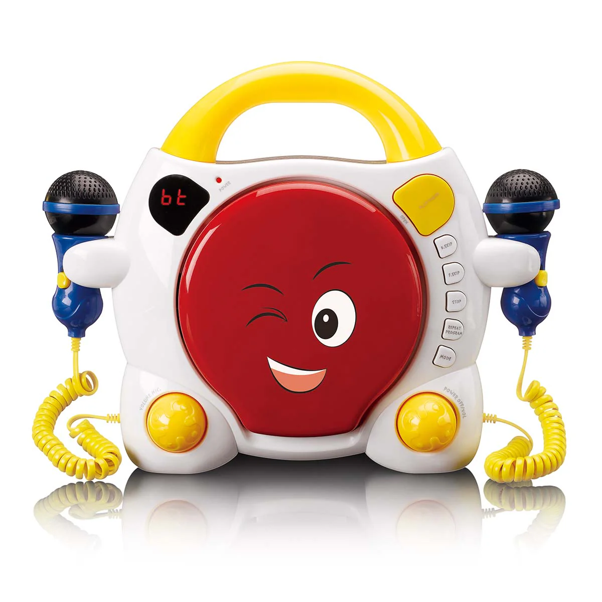 Lenco KCD-011KIDS - Lecteur CD karaoké portable avec Bluetooth® pour enfants - Multicolore - Image 7