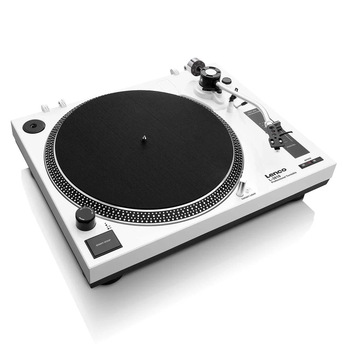 Lenco L-3810WH - Platine à entraînement direct avec encodage USB/PC - Blanc - Image 5
