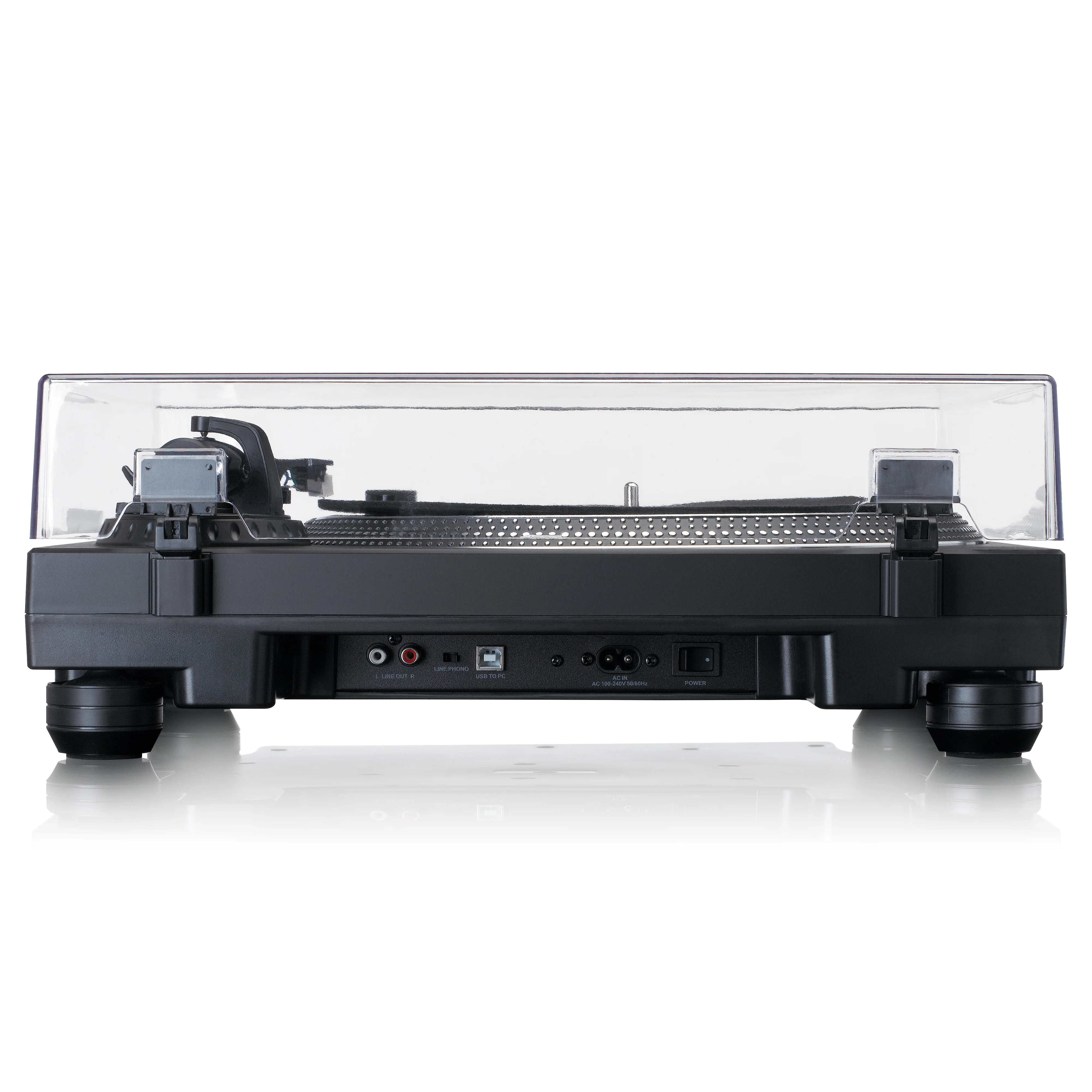 Lenco L-3818BK - Tourne-disque à entraînement direct avec encodage USB/PC - Noir - Image 7