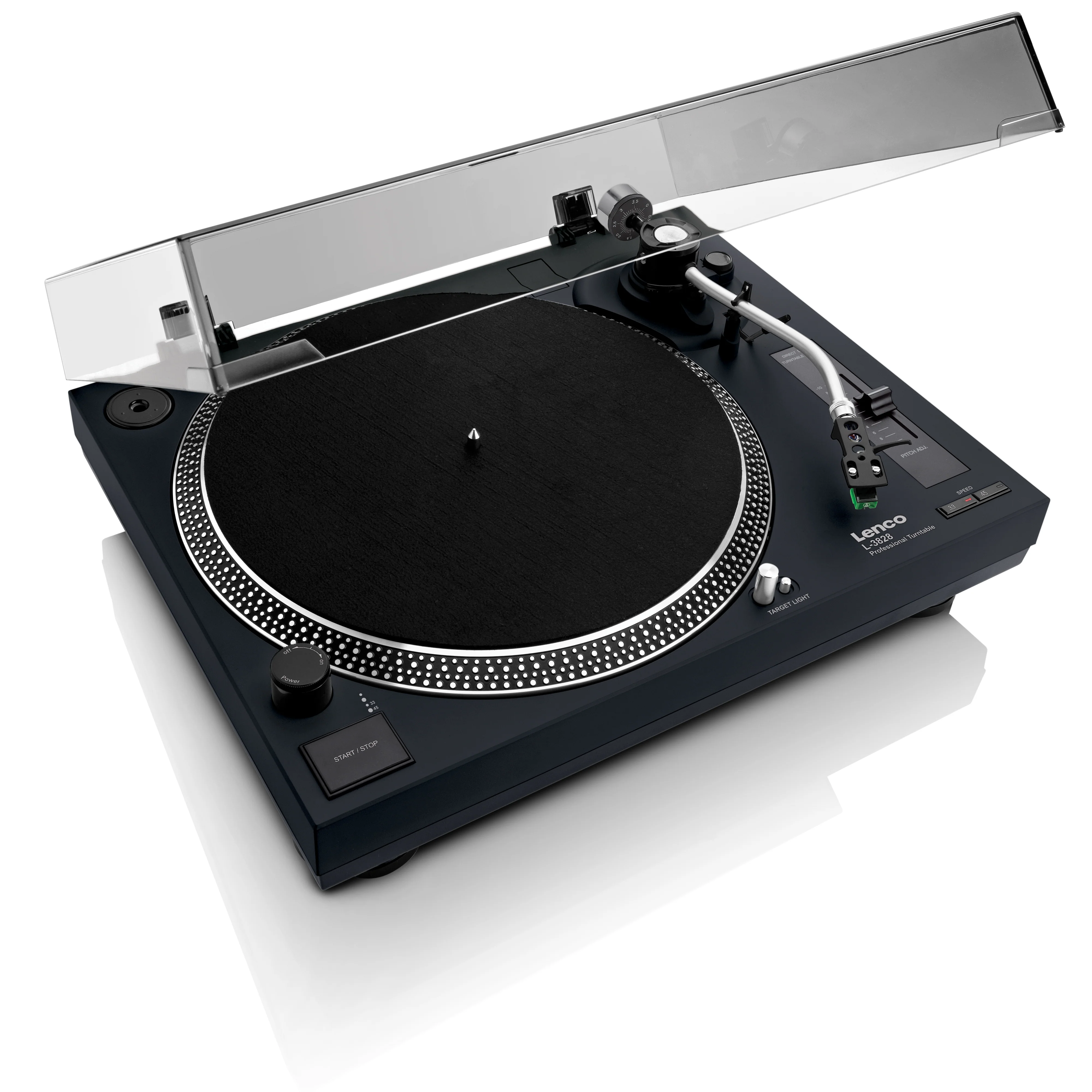 Lenco L-3828 - Platine à entraînement direct avec encodage USB/PC - Noir - Image 4