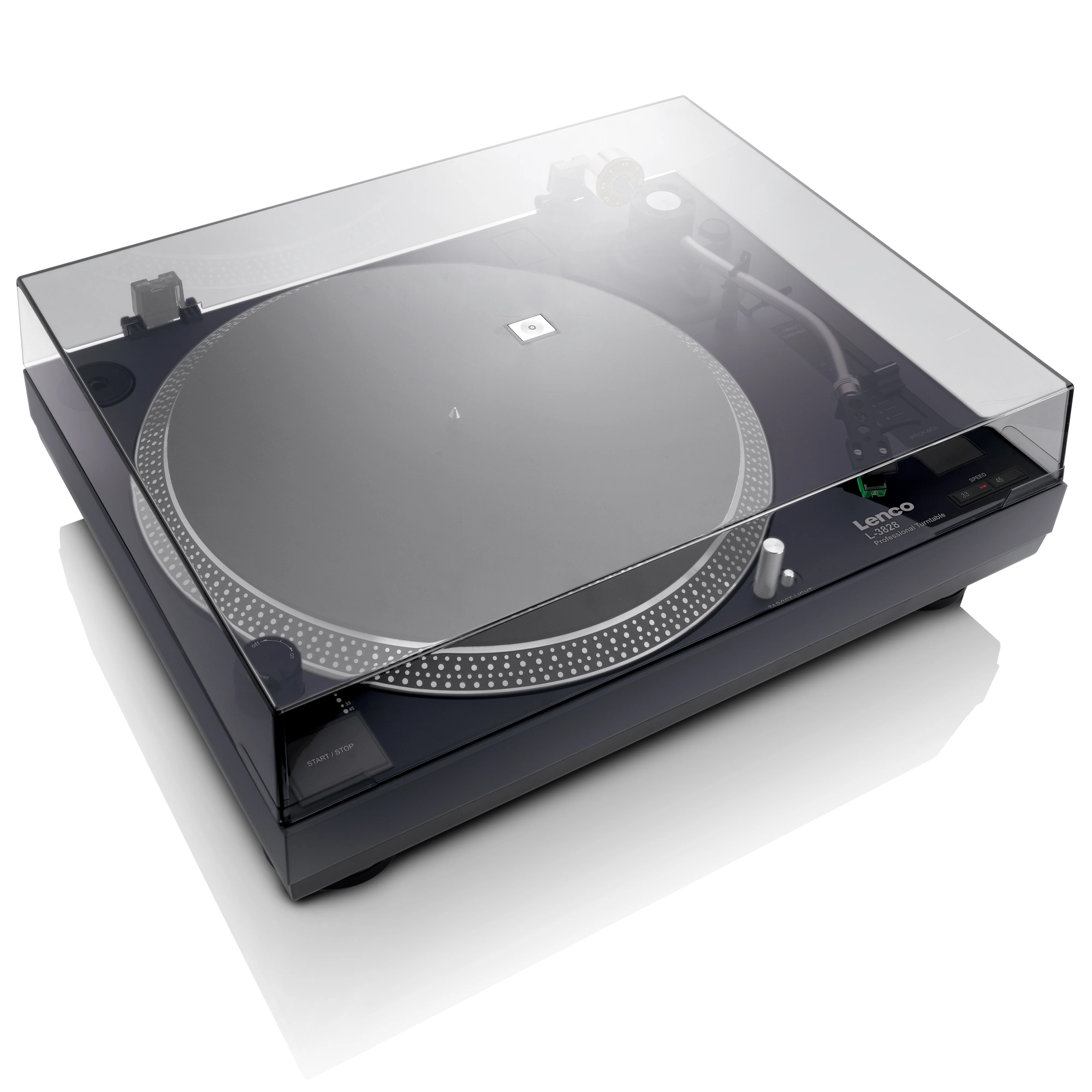 Lenco L-3828 - Platine à entraînement direct avec encodage USB/PC - Noir - Image 5