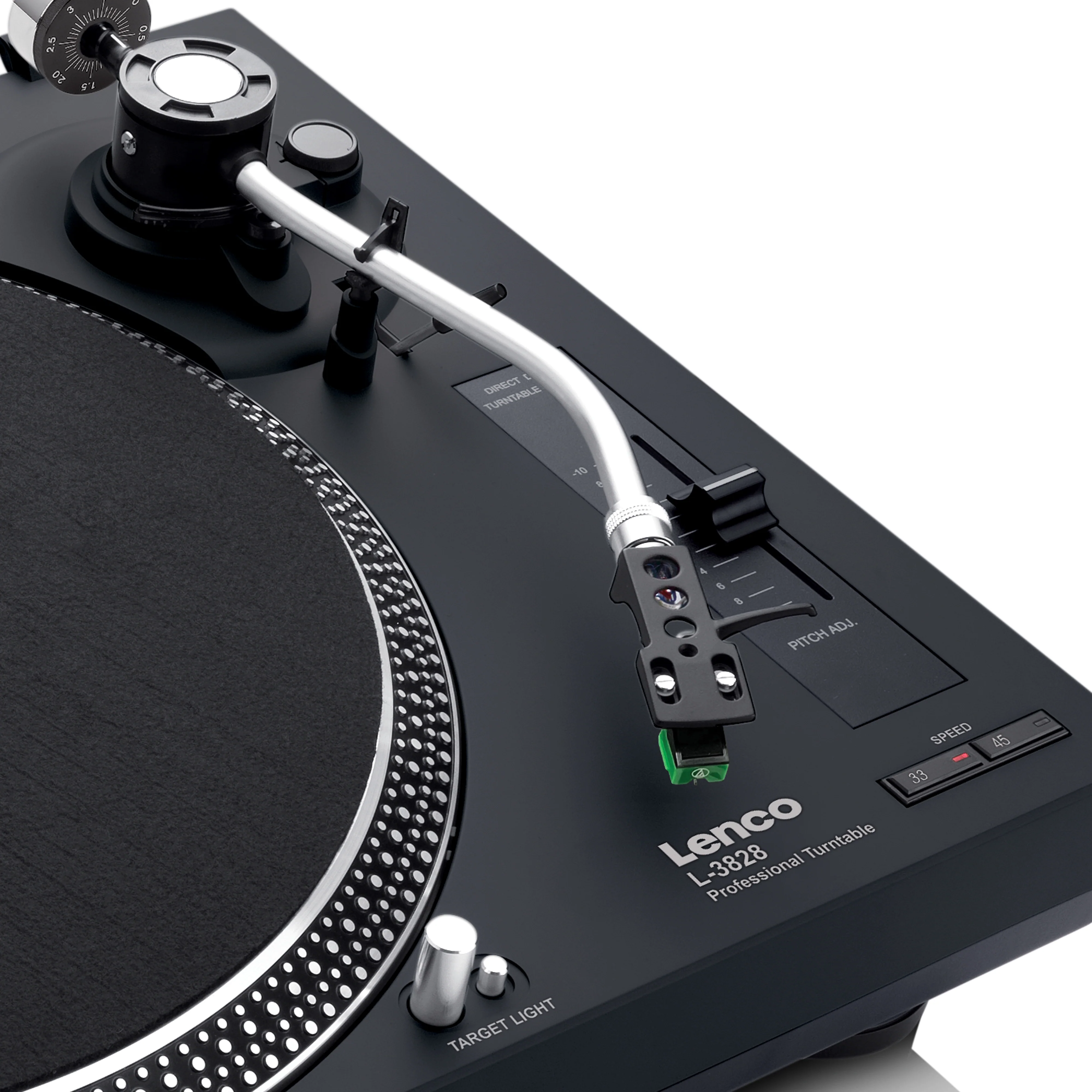Lenco L-3828 - Platine à entraînement direct avec encodage USB/PC - Noir - Image 6