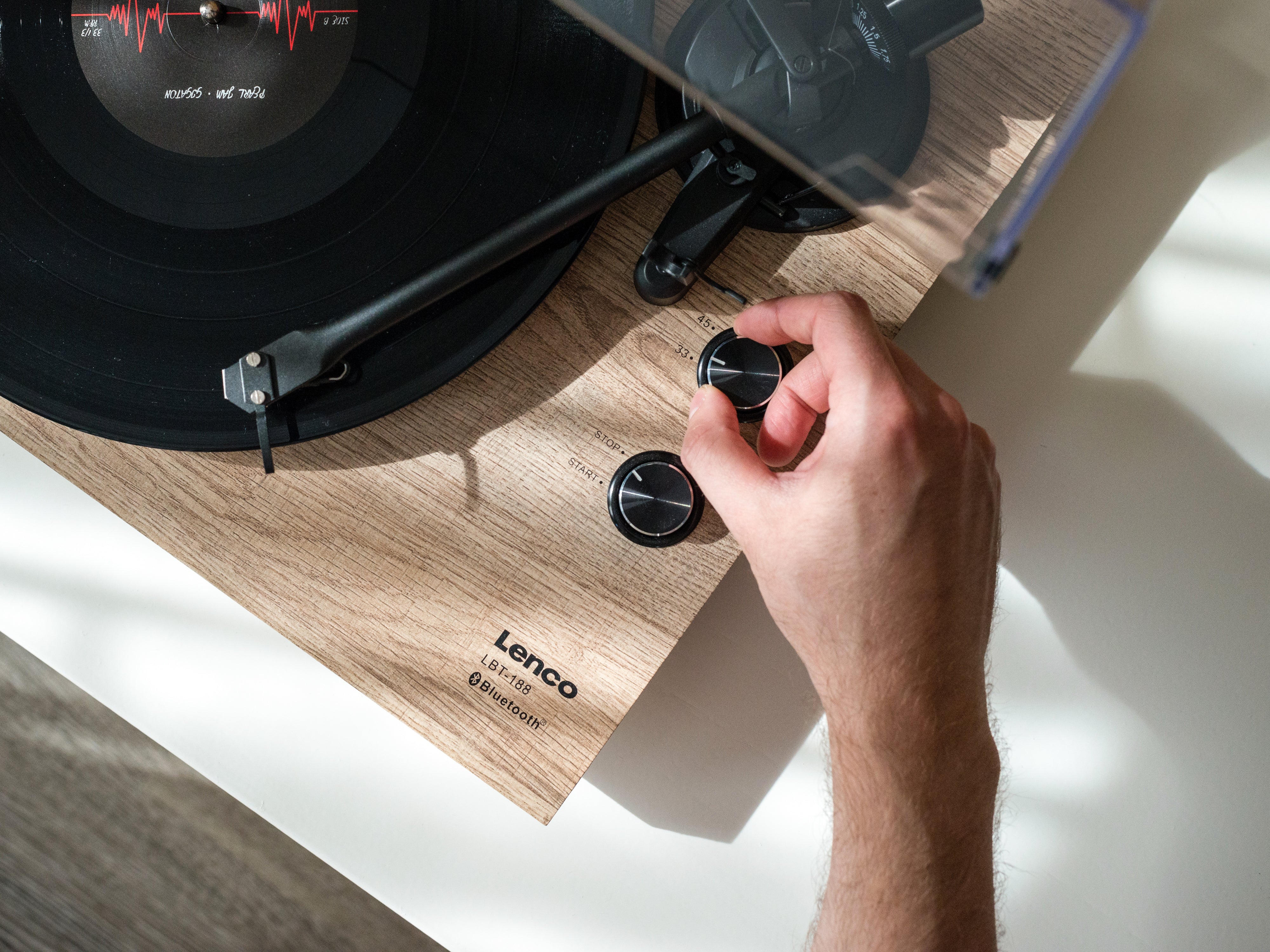 Lenco LBT-188PI - Platine avec transmission Bluetooth®, bois - Image 21