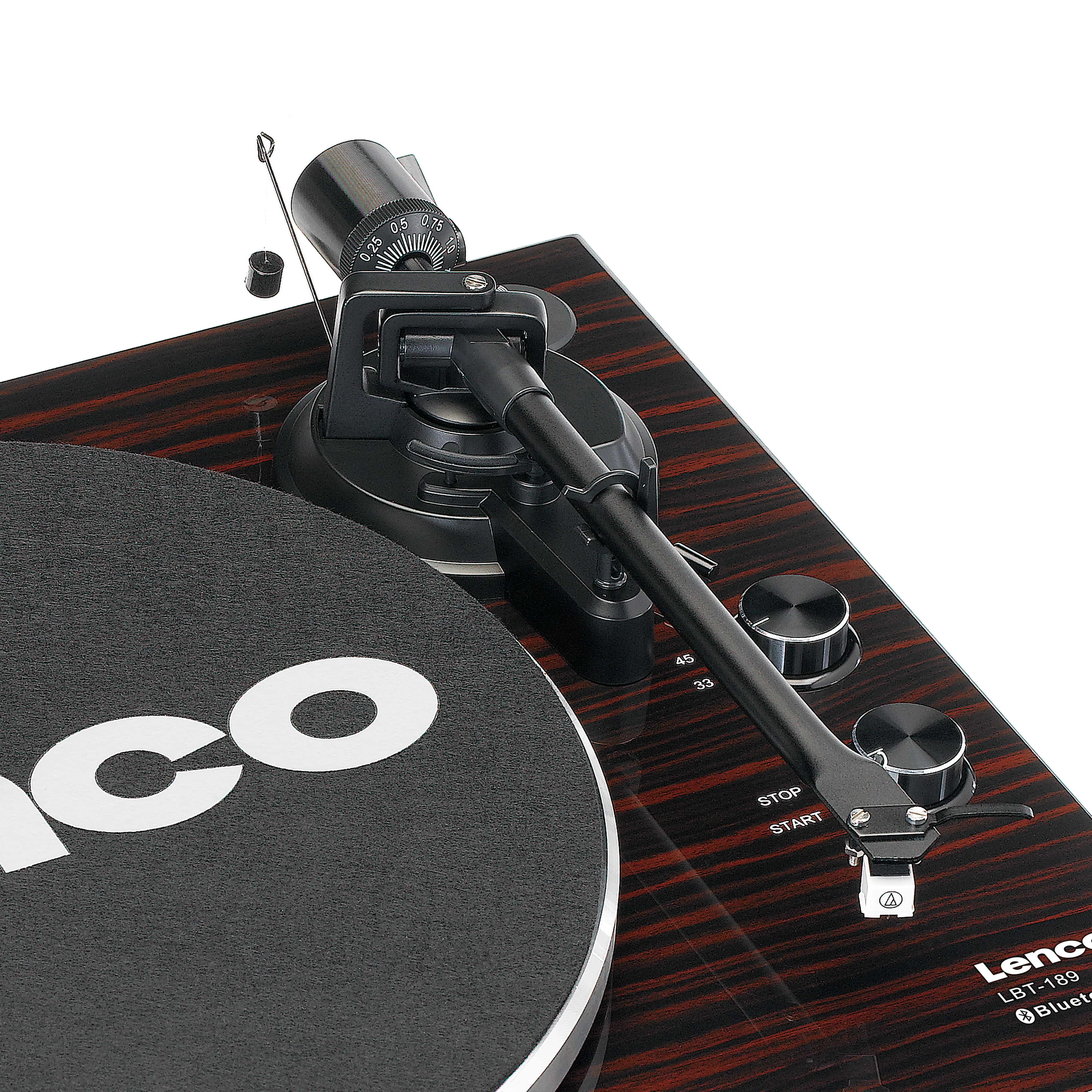 Lenco LBT-189WA - Platine avec transmission Bluetooth®, marron foncé - Image 10
