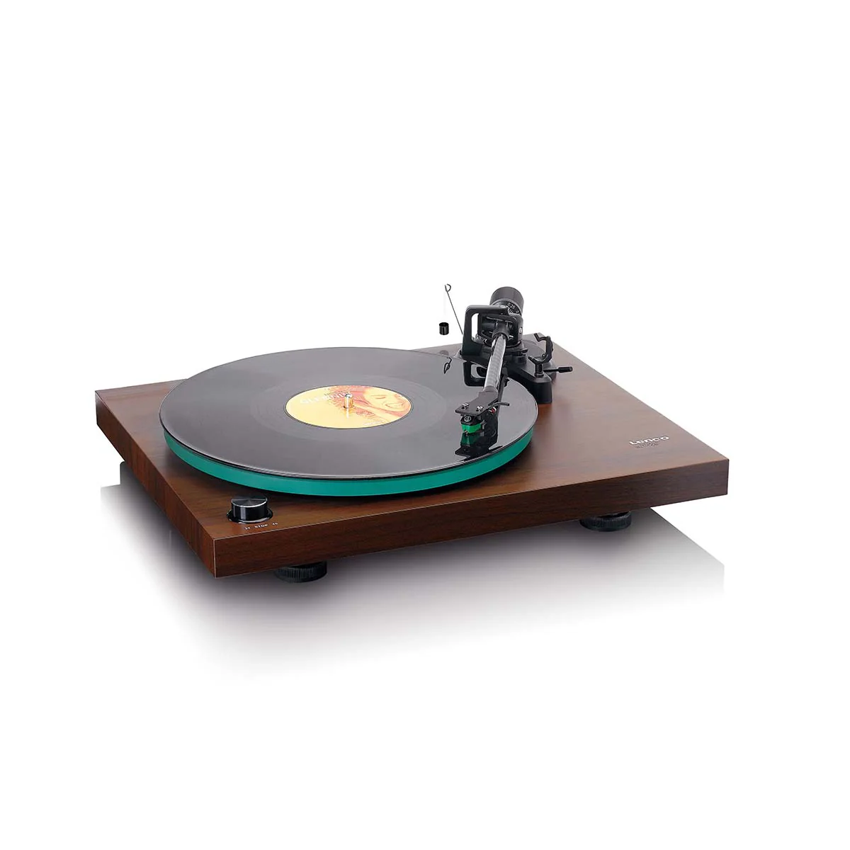 Lenco LBT-225WA - Platine avec transmission Bluetooth® - marron foncé - Image 12