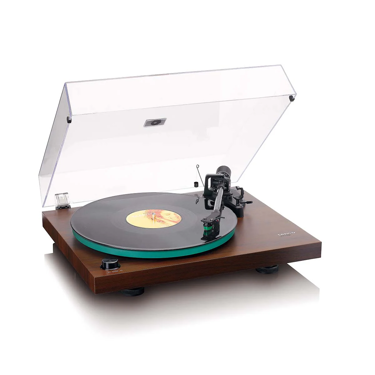Lenco LBT-225WA - Platine avec transmission Bluetooth® - marron foncé - Image 13