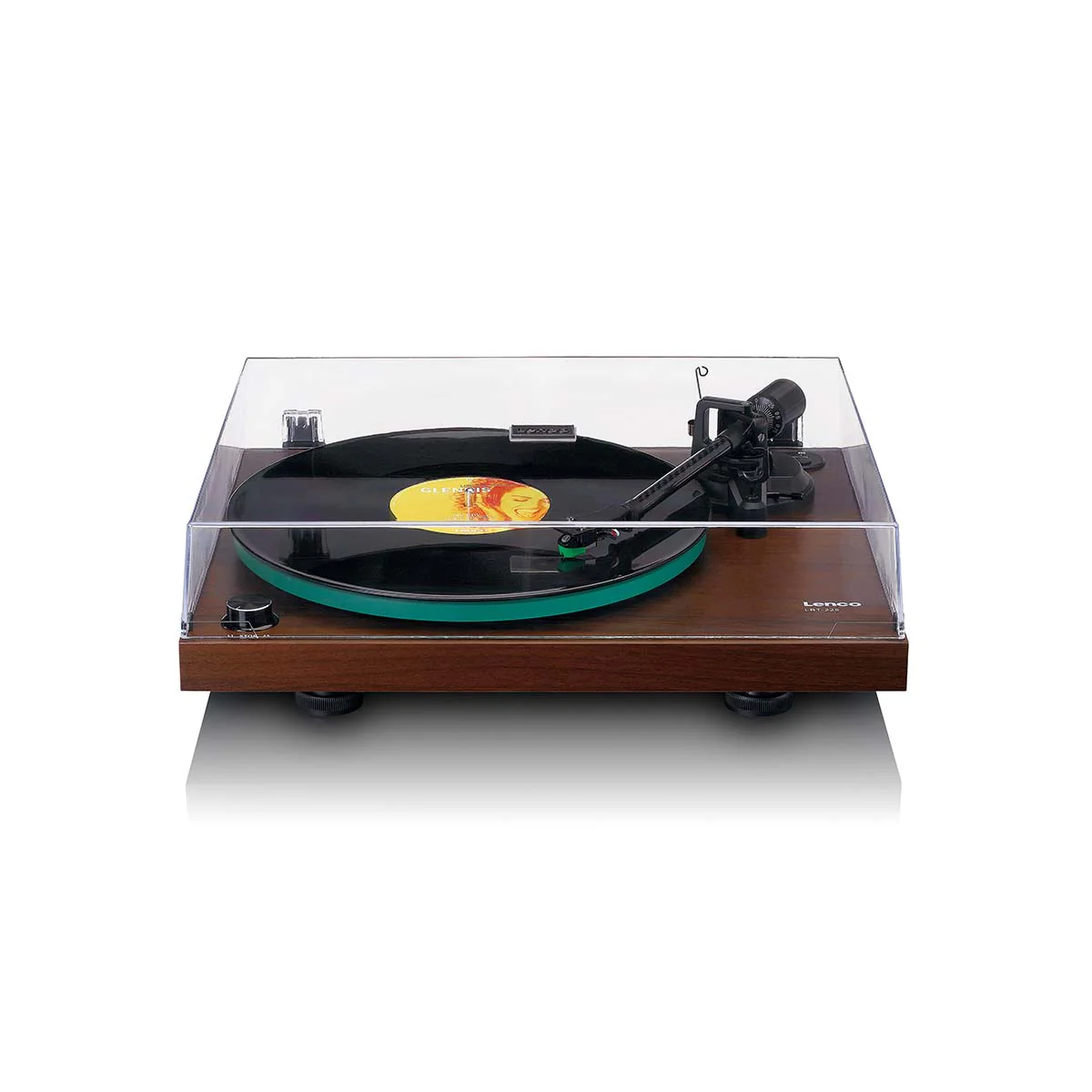 Lenco LBT-225WA - Platine avec transmission Bluetooth® - marron foncé - Image 5