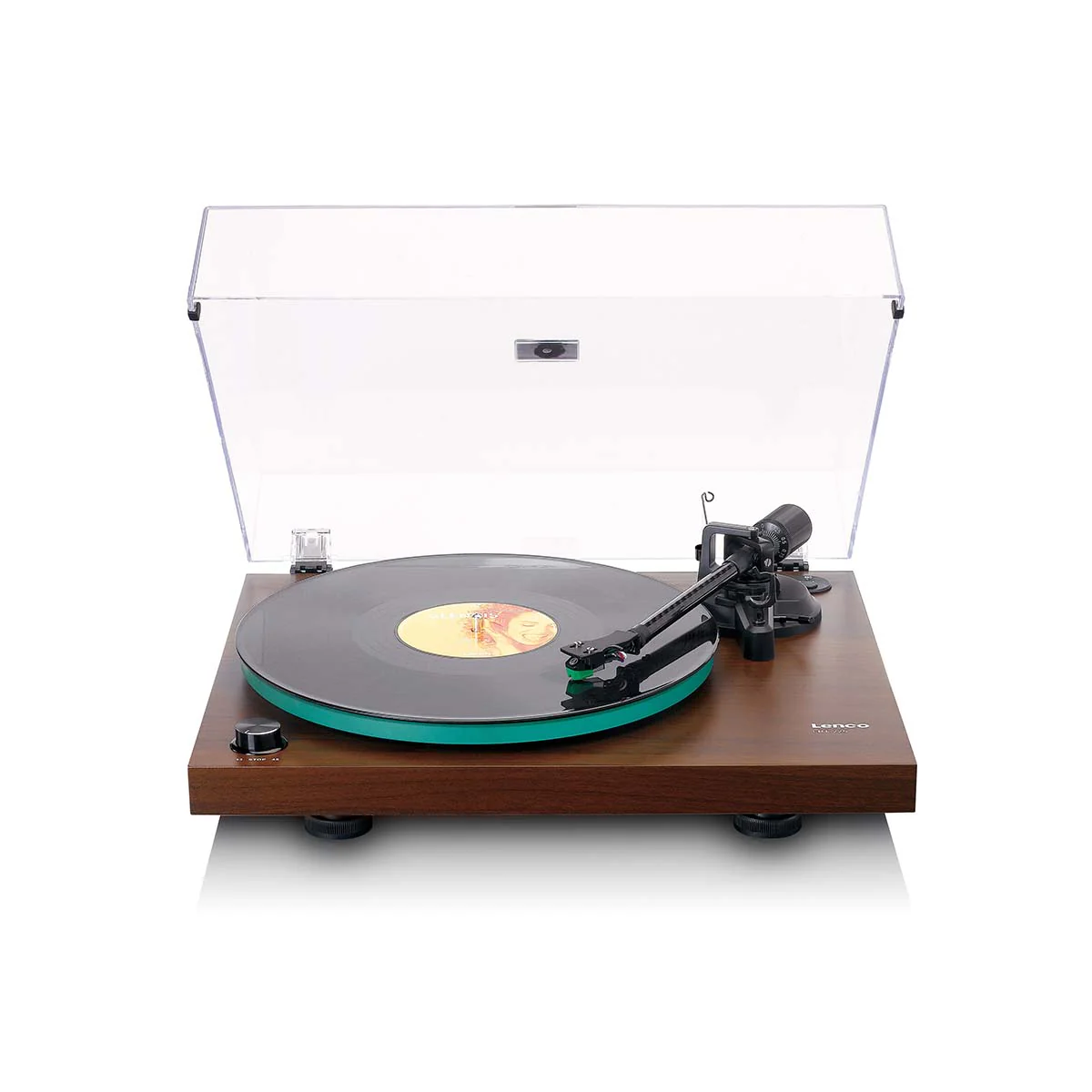 Lenco LBT-225WA - Platine avec transmission Bluetooth® - marron foncé - Image 6