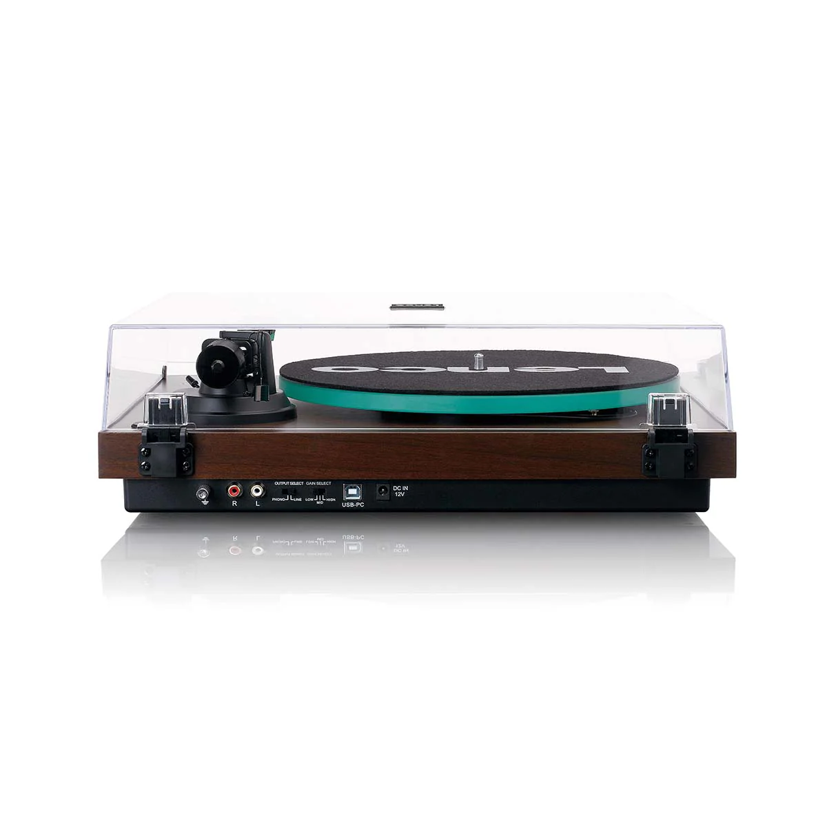 Lenco LBT-225WA - Platine avec transmission Bluetooth® - marron foncé - Image 9