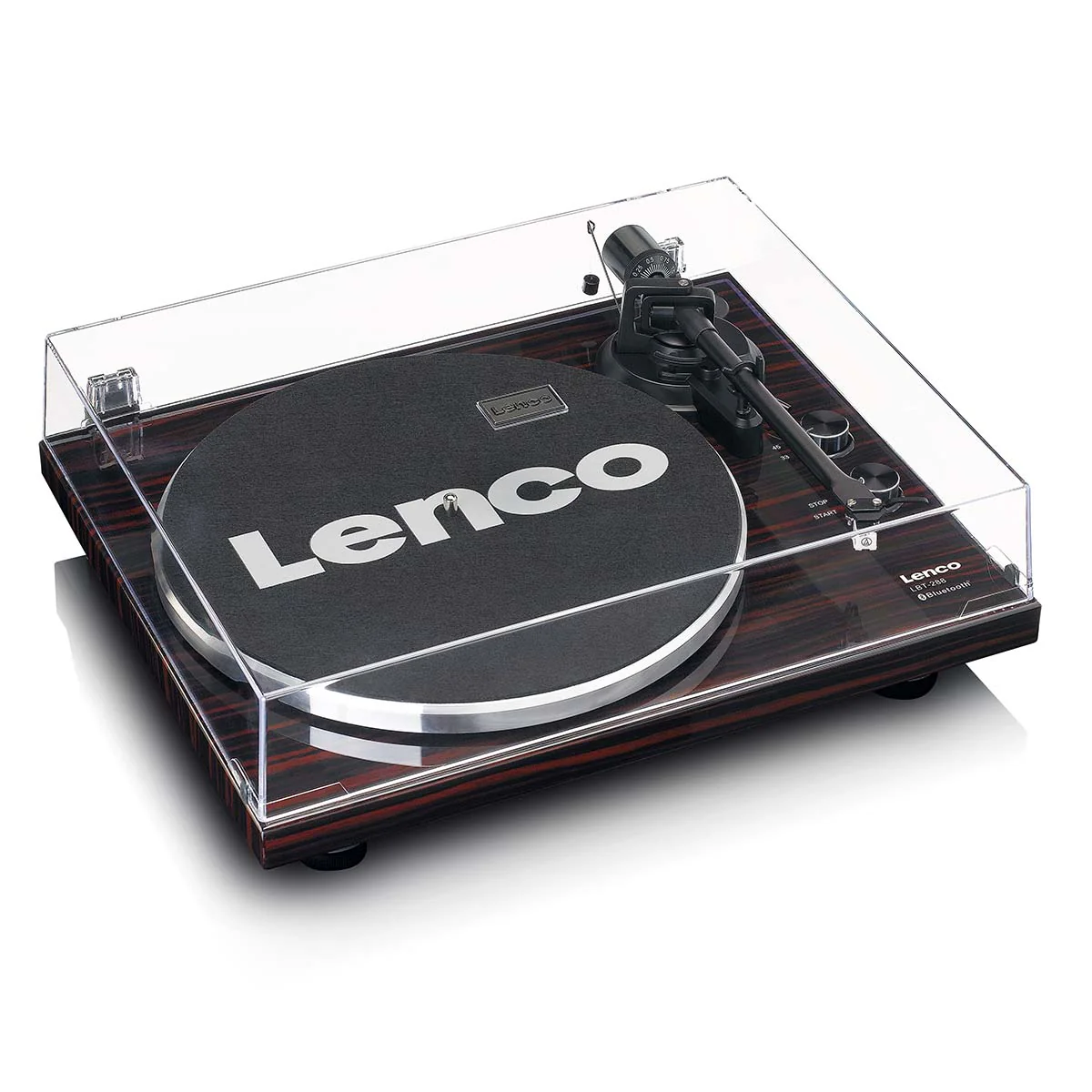 Lenco LBT-288WA - Platine avec transmission Bluetooth®, marron foncé - Image 5