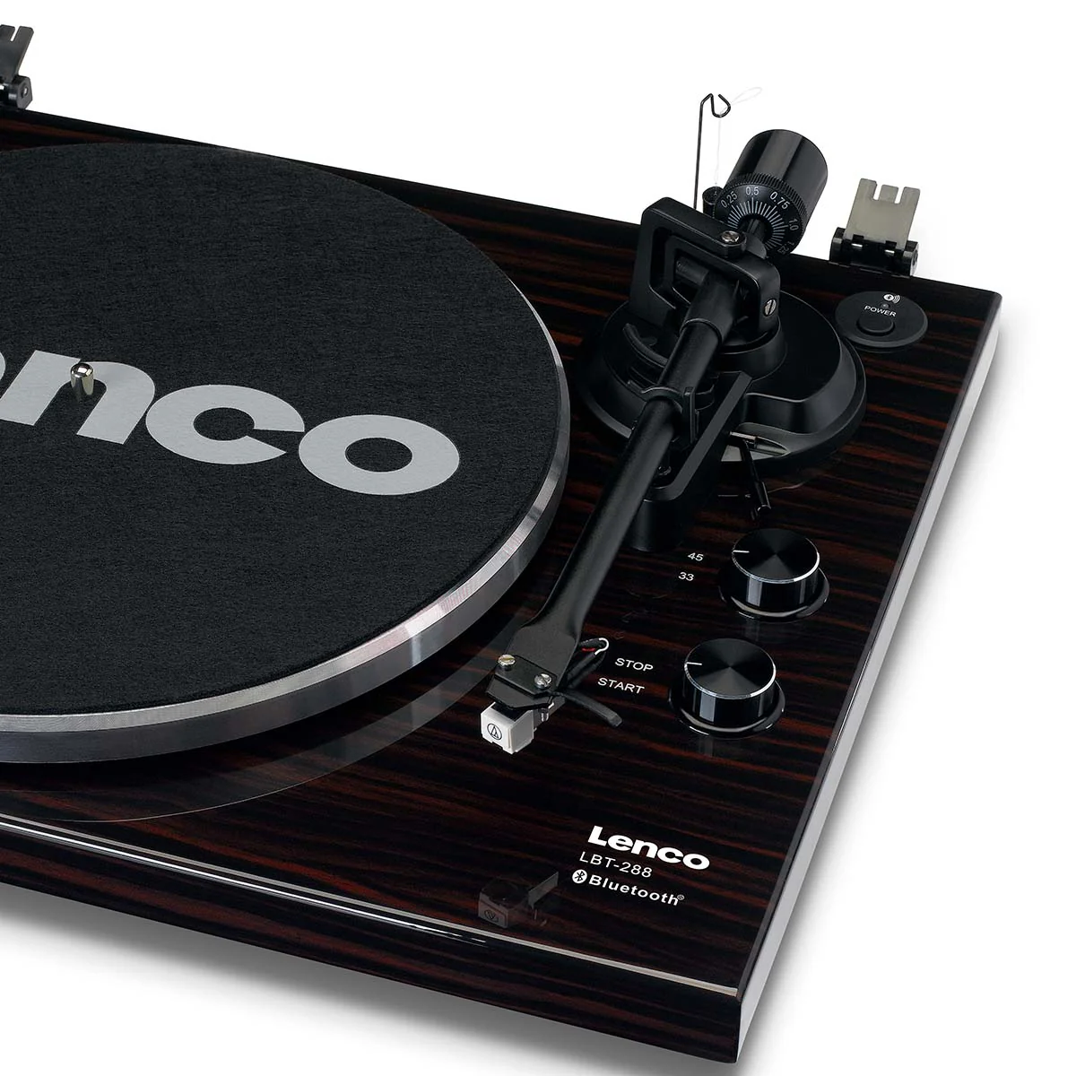 Lenco LBT-288WA - Platine avec transmission Bluetooth®, marron foncé - Image 9