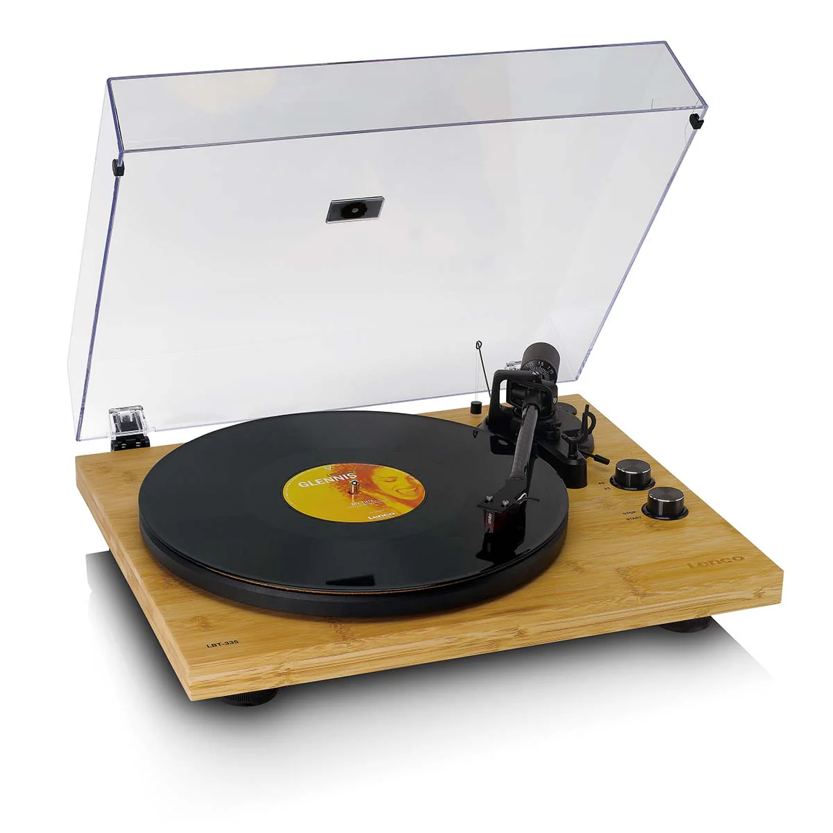 LENCO LBT-335BA - Platine vinyle avec Bluetooth® et cellule Ortofon 2M Red - Bambou - Image 12