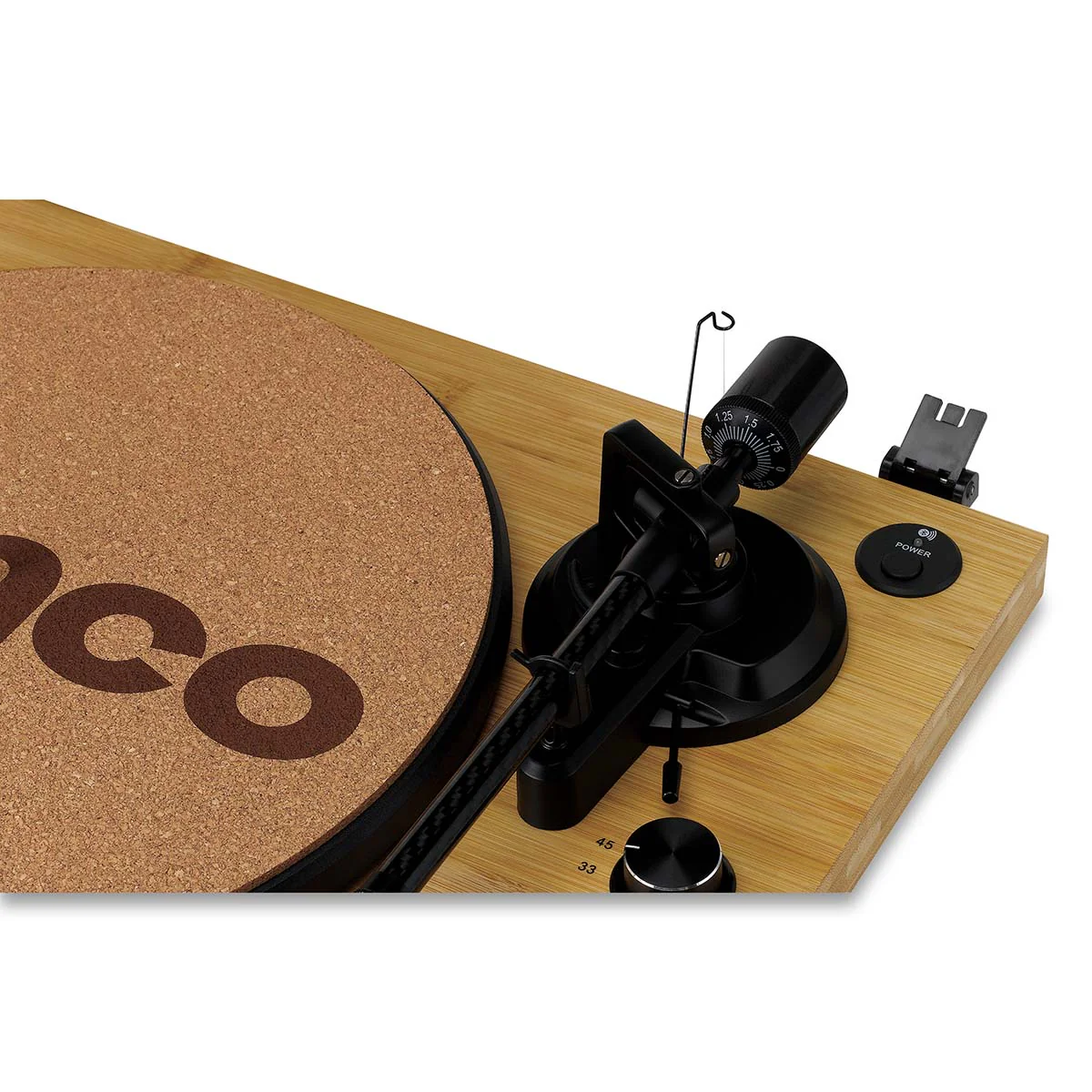 LENCO LBT-335BA - Platine vinyle avec Bluetooth® et cellule Ortofon 2M Red - Bambou - Image 17