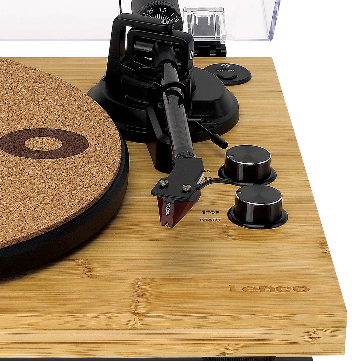 LENCO LBT-335BA - Platine vinyle avec Bluetooth® et cellule Ortofon 2M Red - Bambou - Image 18