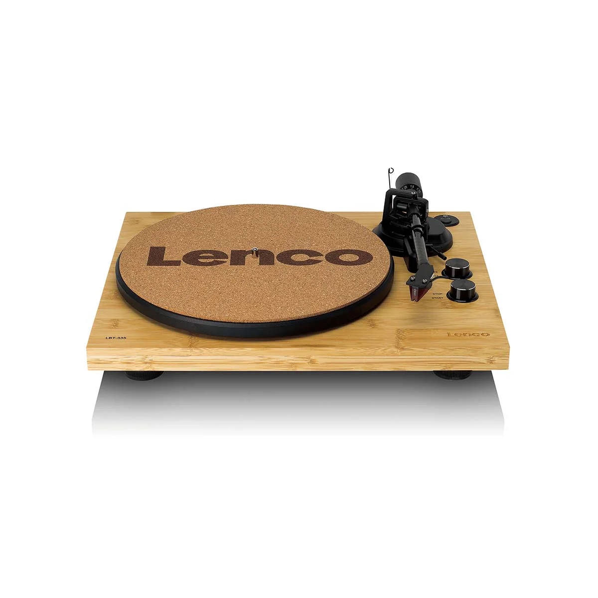 LENCO LBT-335BA - Platine vinyle avec Bluetooth® et cellule Ortofon 2M Red - Bambou - Image 2