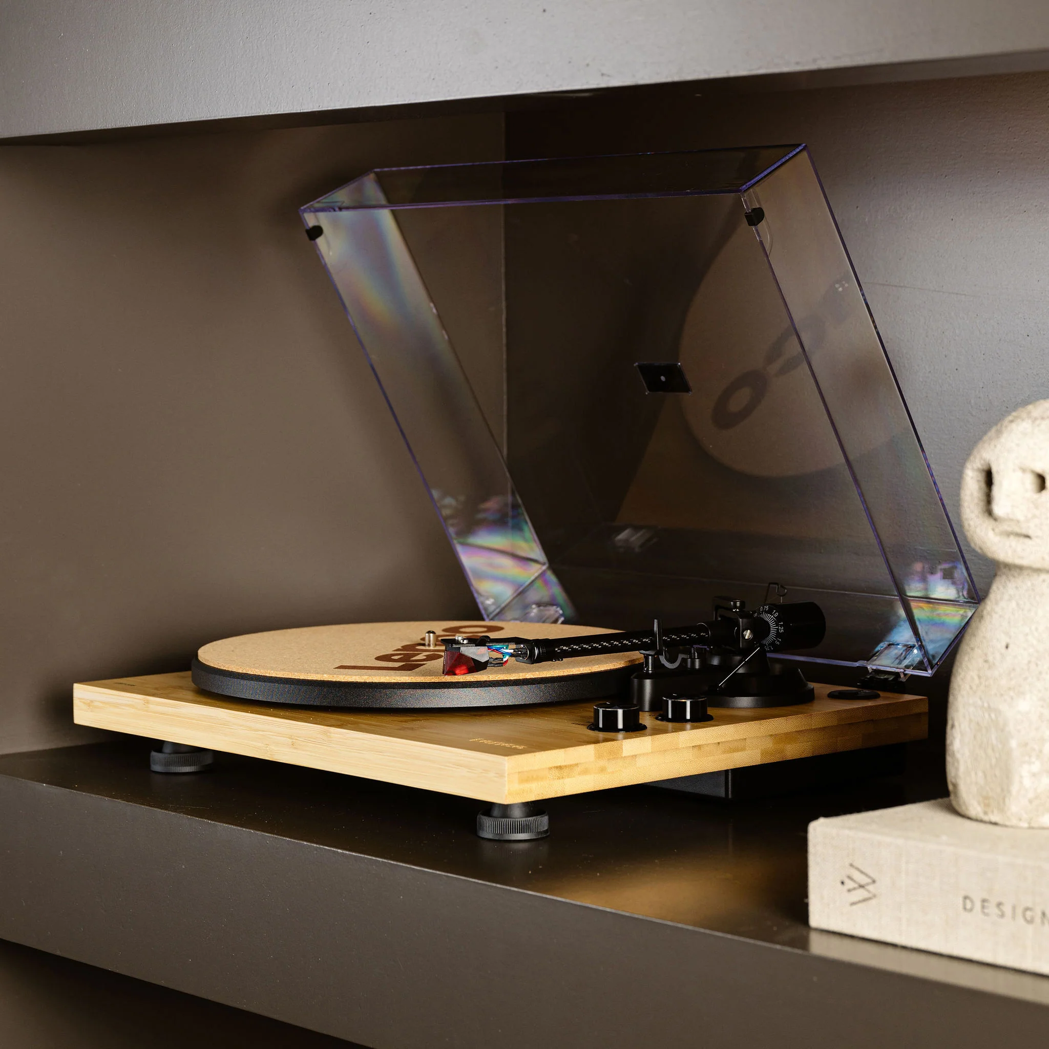 LENCO LBT-335BA - Platine vinyle avec Bluetooth® et cellule Ortofon 2M Red - Bambou - Image 20