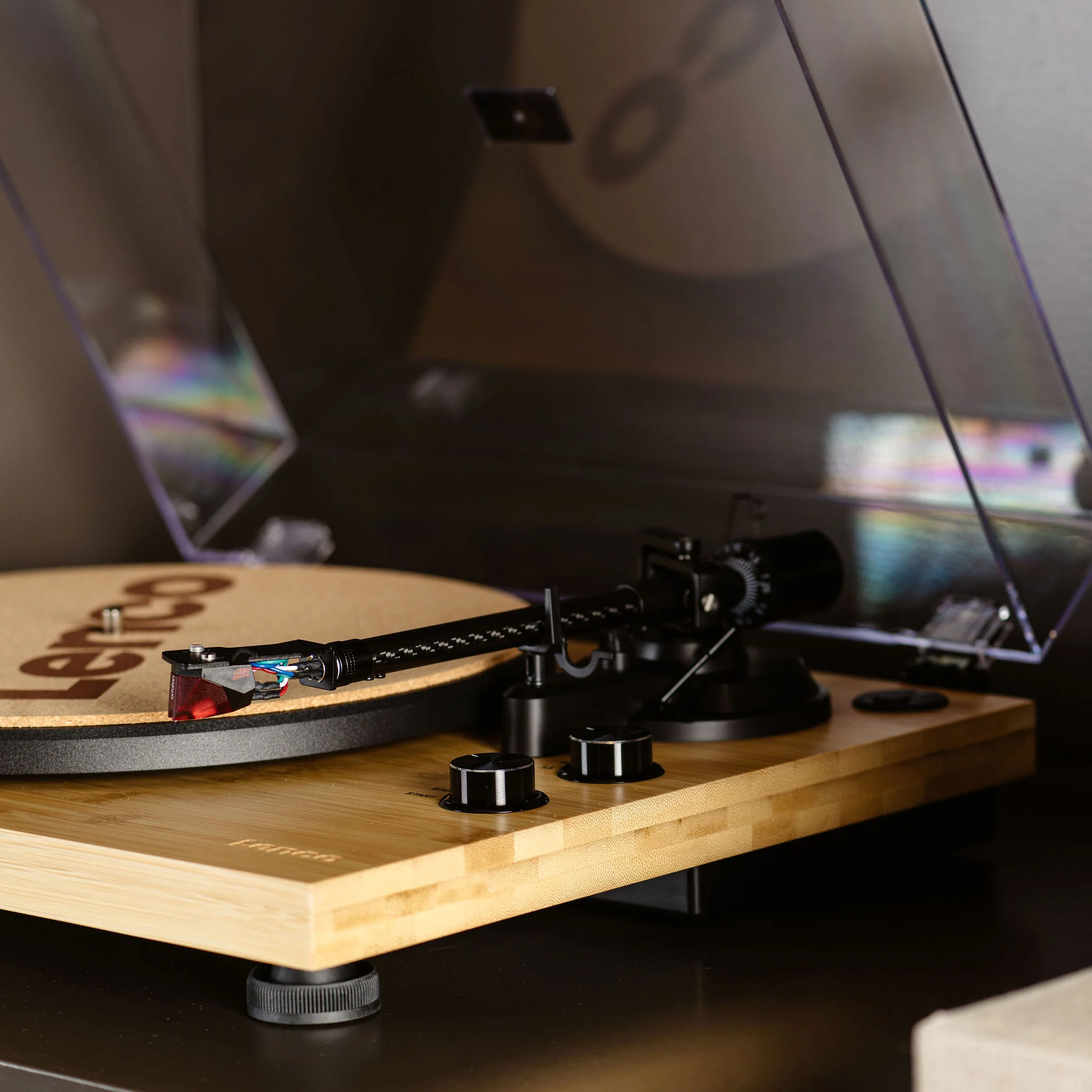 LENCO LBT-335BA - Platine vinyle avec Bluetooth® et cellule Ortofon 2M Red - Bambou - Image 27
