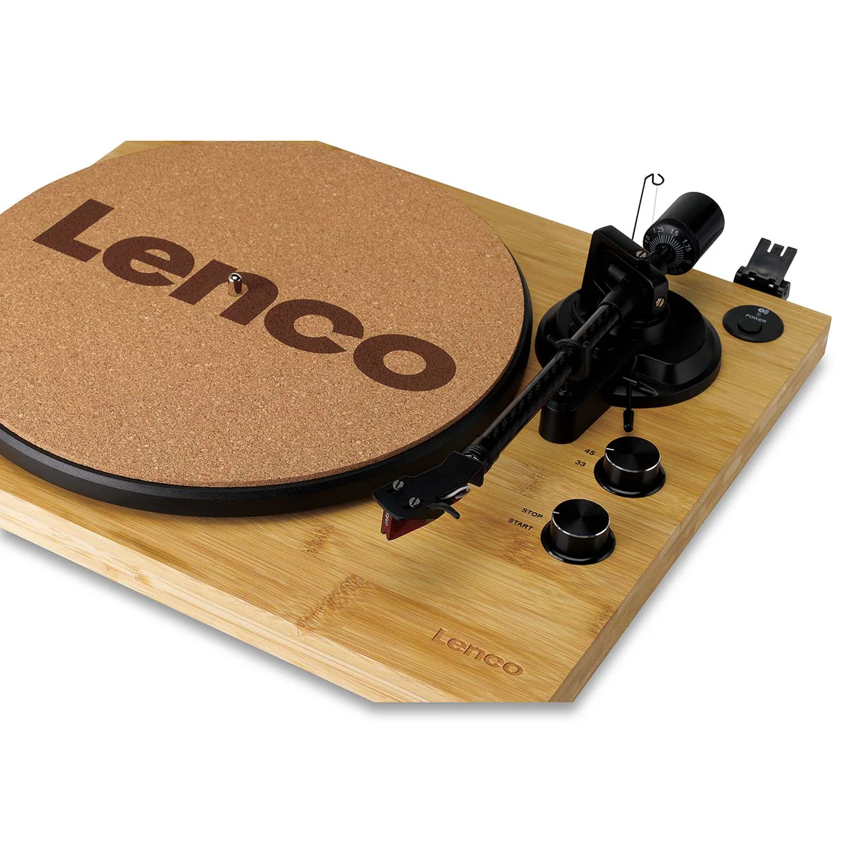 LENCO LBT-335BA - Platine vinyle avec Bluetooth® et cellule Ortofon 2M Red - Bambou - Image 6